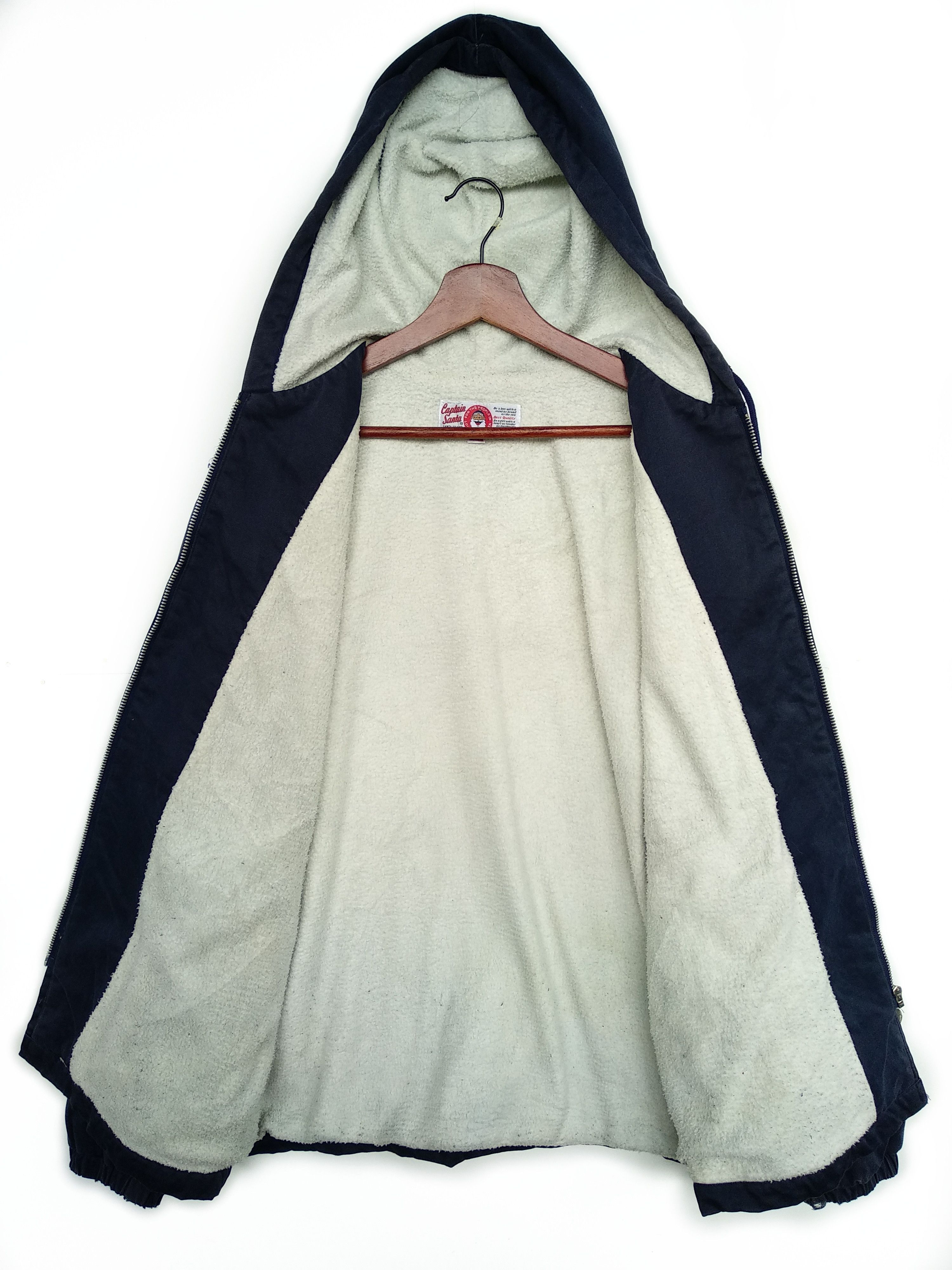 Japanese Brand Vintage Captain Santa Jacket Hoodie/Size M/Dark Blue Colour Size US M / EU 48-50 / 2 - 6 Thumbnail