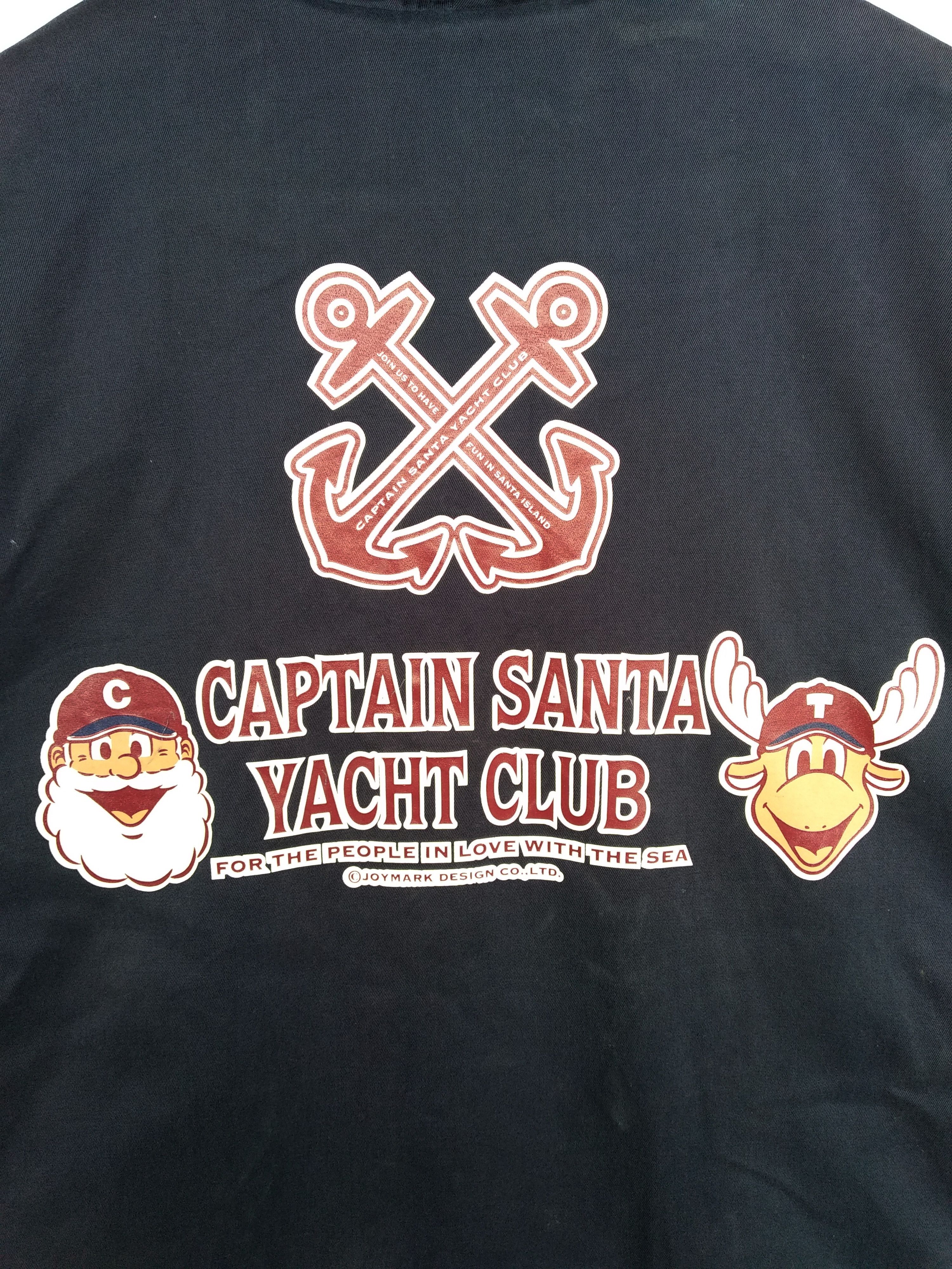 Japanese Brand Vintage Captain Santa Jacket Hoodie/Size M/Dark Blue Colour Size US M / EU 48-50 / 2 - 4 Thumbnail