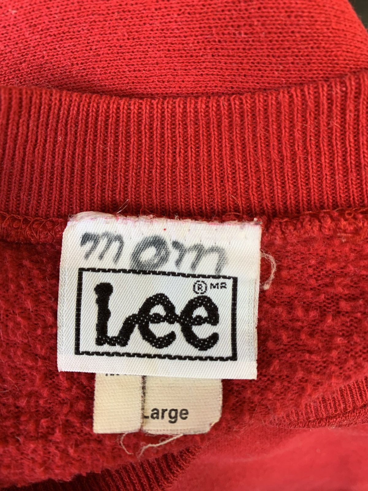 Lee Vintage 90s Lee NFA Wildcats Sweatshirt/Size L/Red Colour Size US L / EU 52-54 / 3 - 4 Thumbnail