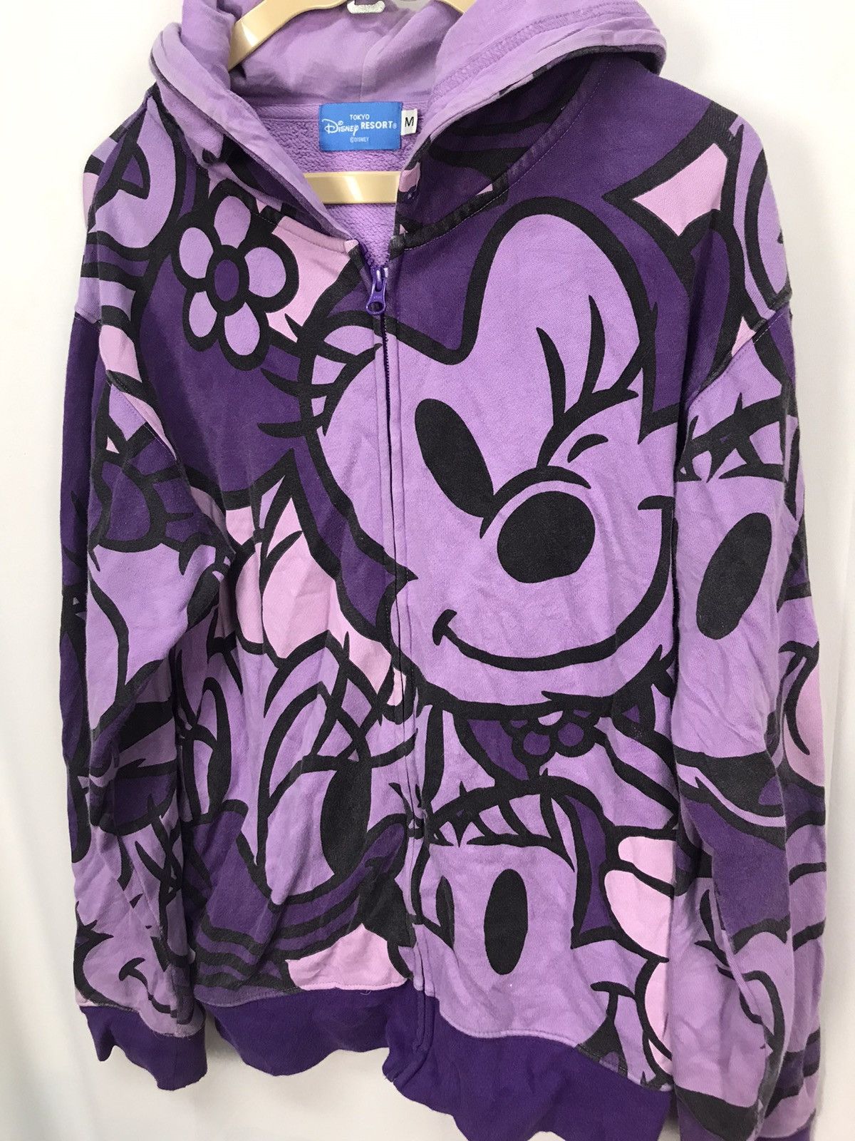 Cartoon Network × Disney Fullprint Mickey&friends hoodie zipper by Tokyo Disneyland Size US M / EU 48-50 / 2 - 5 Thumbnail