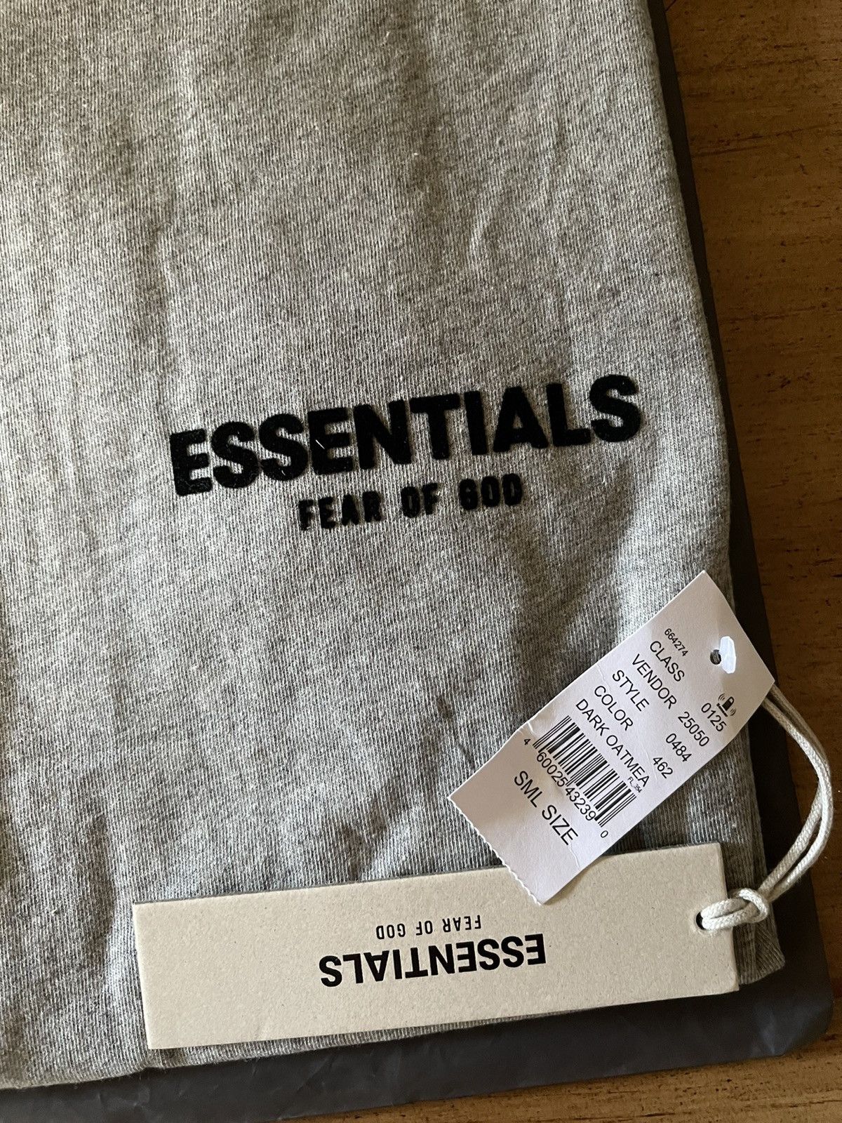FOG × Fear of God × Pacsun FOG - Essentials Fear Of God Dark Oatmeal T-Shirt Sizs(S) Size US S / EU 44-46 / 1 - 2 Thumbnail