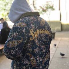 Supreme quilted shop paisley jacket