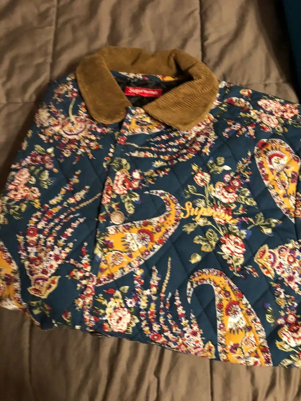 Supreme Supreme Quilted Paisley Jacket Size US L / EU 52-54 / 3 - 11 Thumbnail