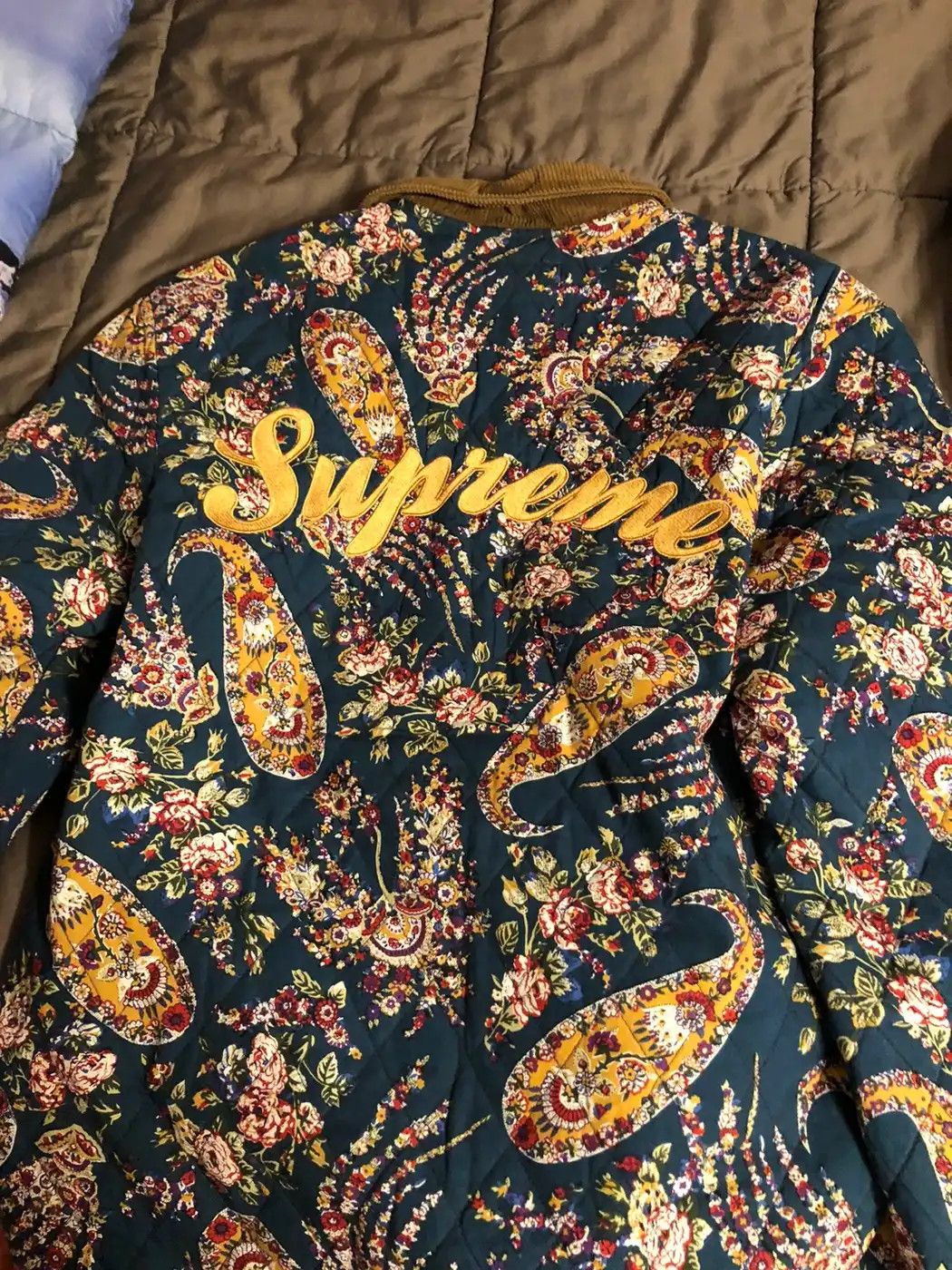 Supreme Supreme Quilted Paisley Jacket Size US L / EU 52-54 / 3 - 12 Thumbnail