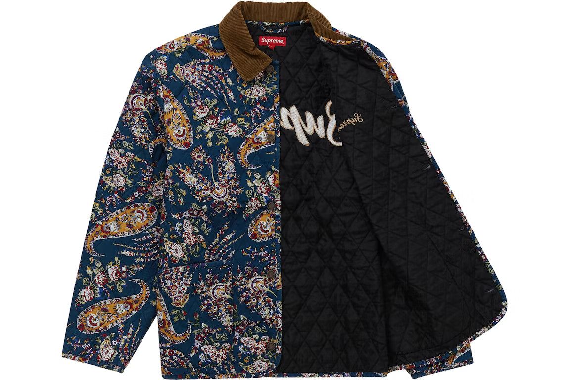 Supreme Supreme Quilted Paisley Jacket Size US L / EU 52-54 / 3 - 4 Thumbnail
