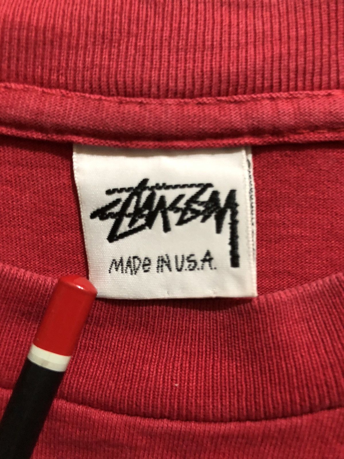 Stussy × Vintage Vintage 90s Stussy Saxophone Trumpet Made In USA Size US L / EU 52-54 / 3 - 13 Thumbnail