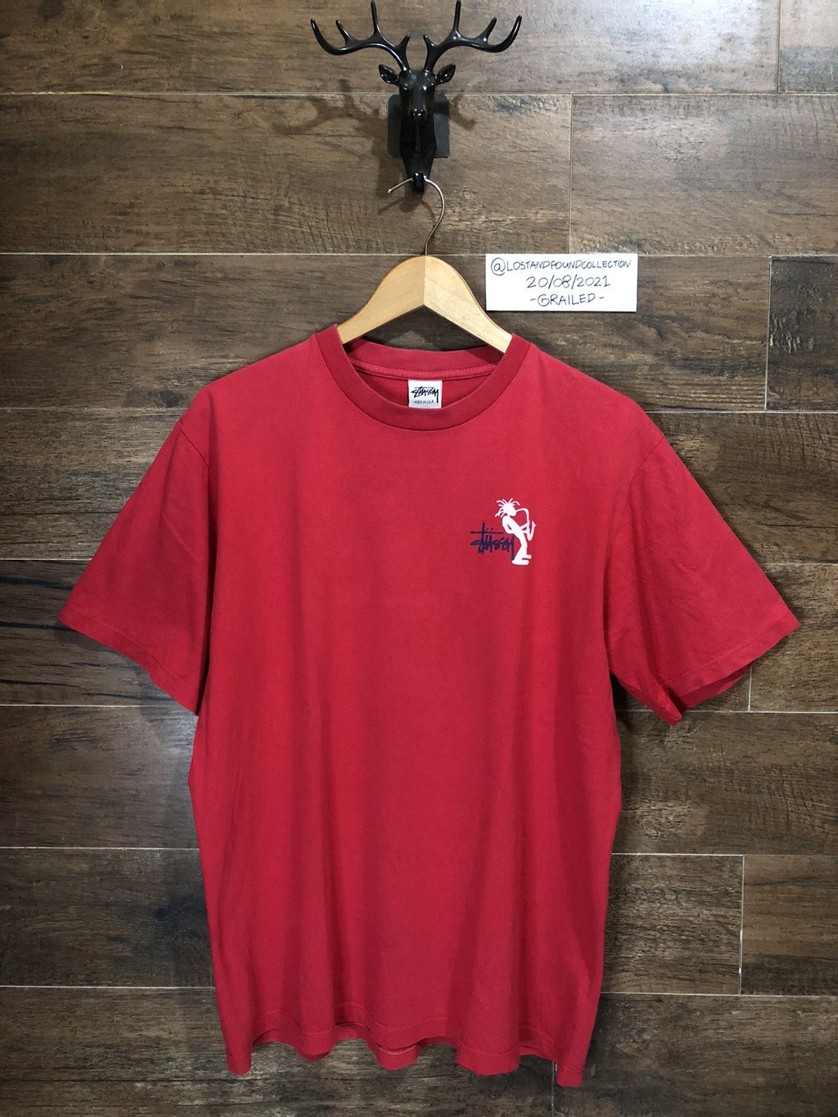 Stussy × Vintage Vintage 90s Stussy Saxophone Trumpet Made In USA Size US L / EU 52-54 / 3 - 2 Thumbnail