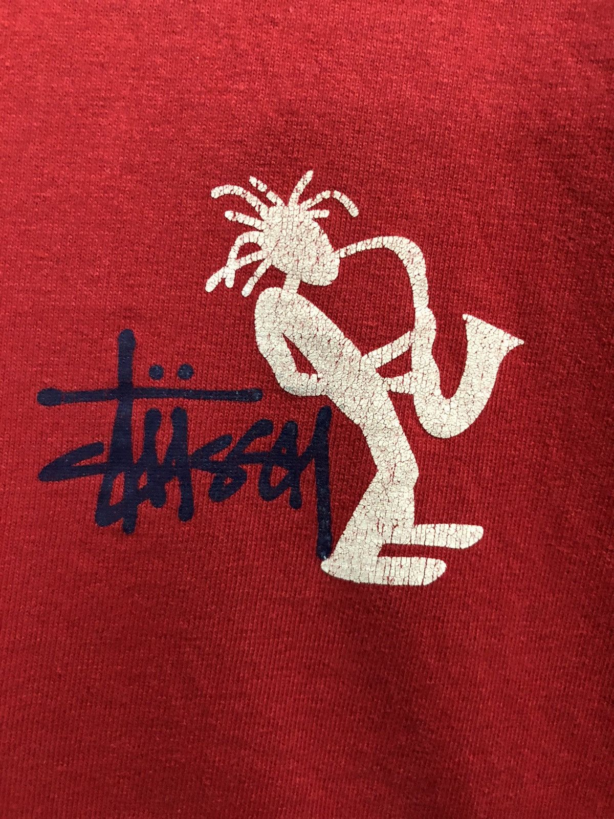 Stussy × Vintage Vintage 90s Stussy Saxophone Trumpet Made In USA Size US L / EU 52-54 / 3 - 6 Thumbnail
