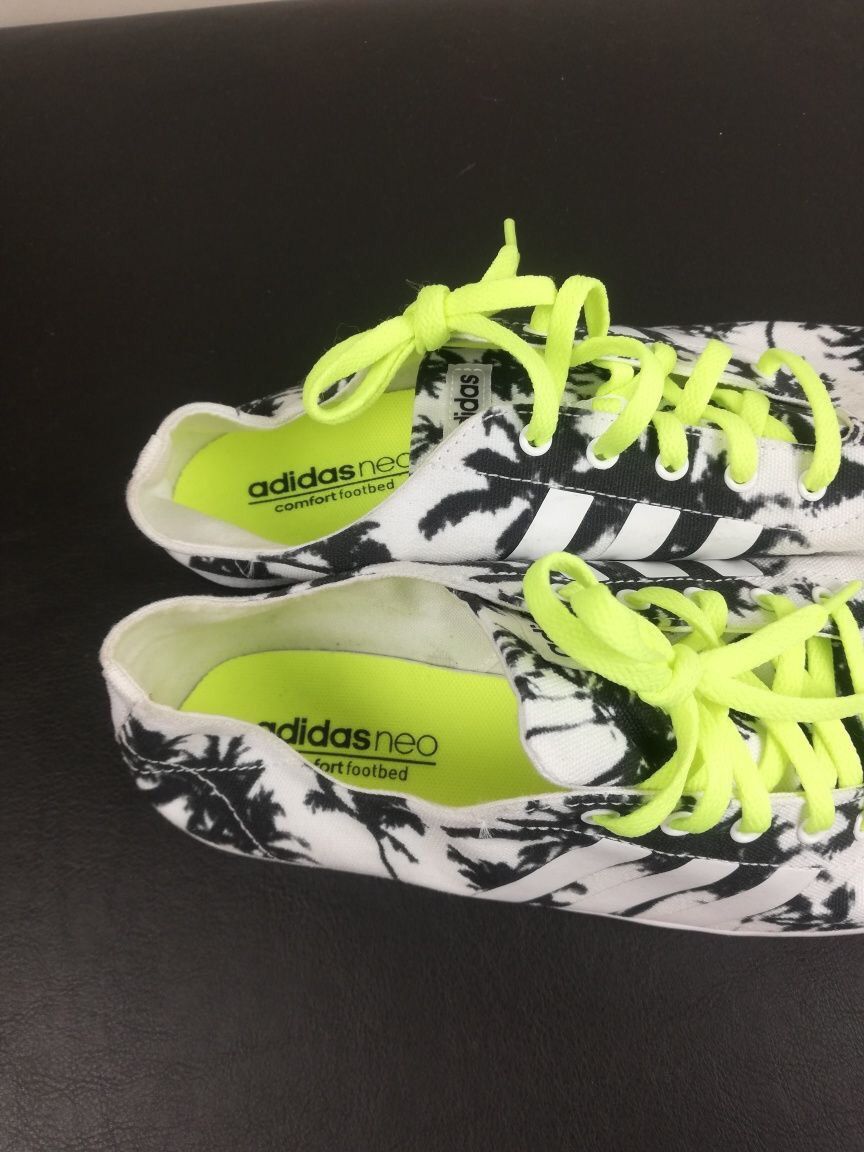 Adidas adidas neo comfort footbed palm trees Size US 8.5 / EU 41-42 - 3 Thumbnail