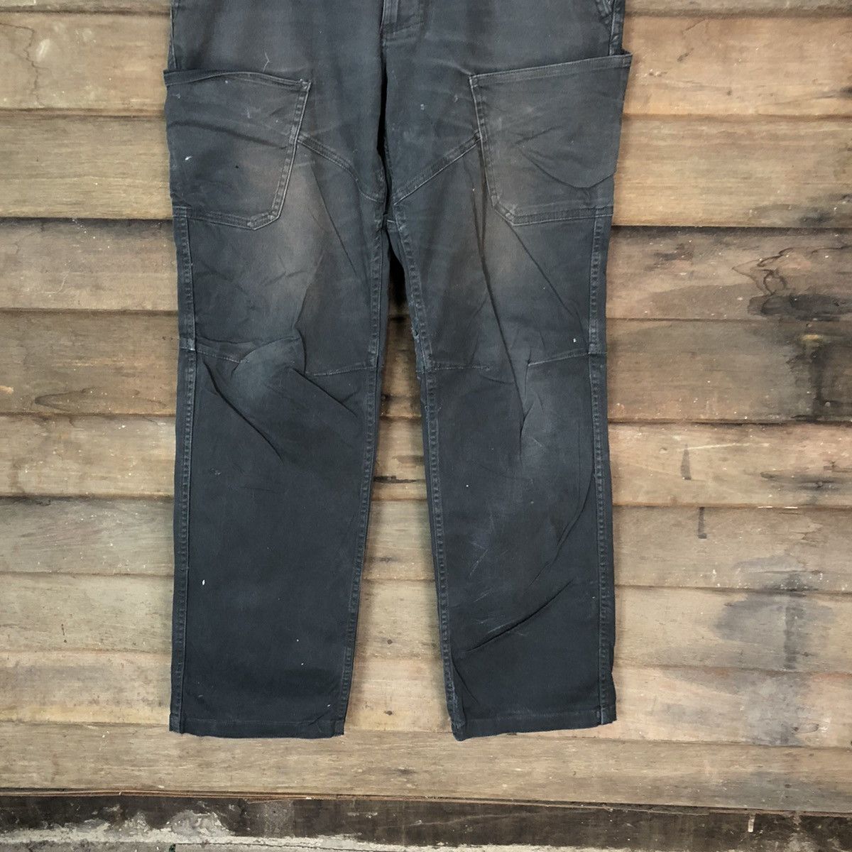 Japanese Brand Glodiotors Dark Blue Cargo multi pocket tactical Pants #7071 Size US 32 / EU 48 - 3 Thumbnail
