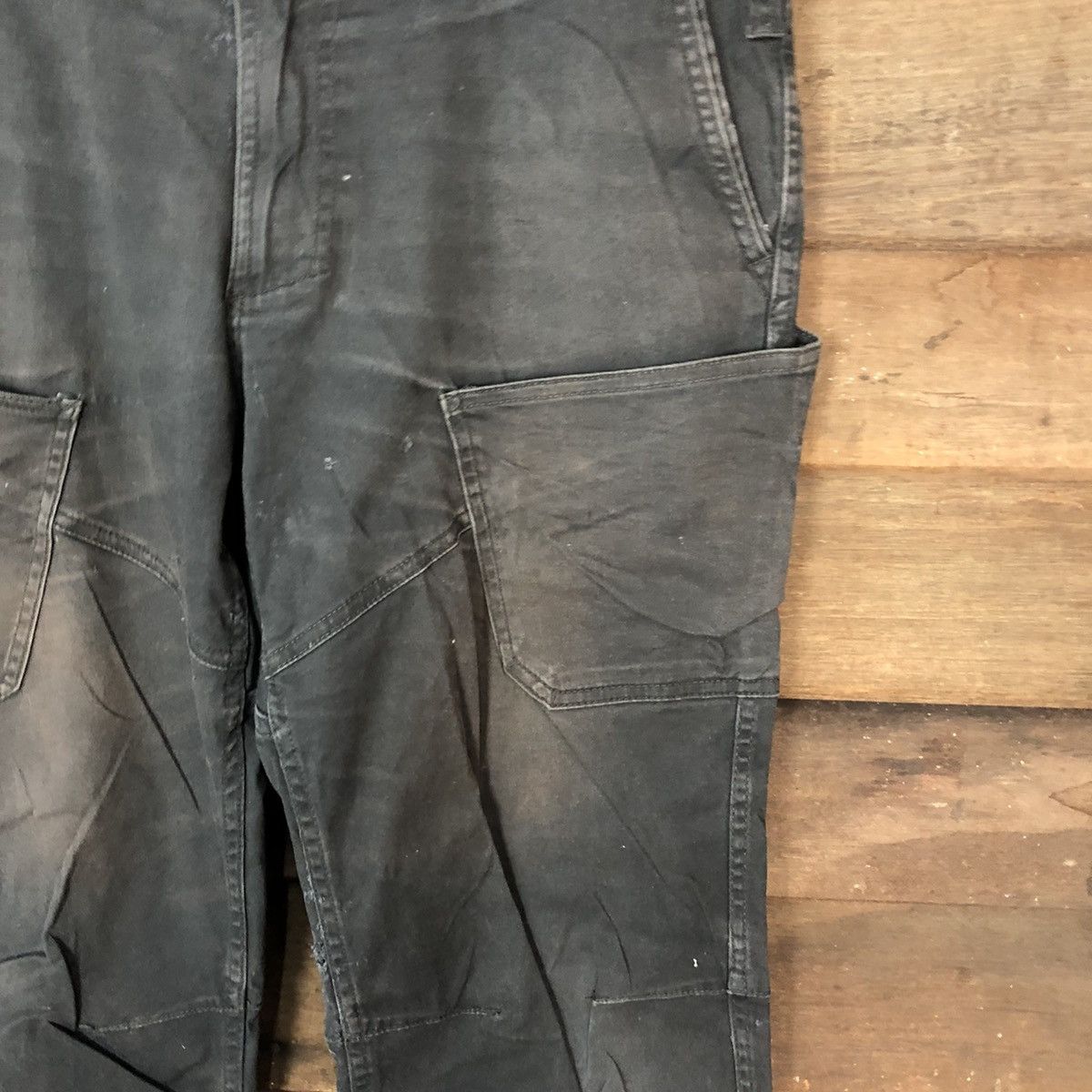 Japanese Brand Glodiotors Dark Blue Cargo multi pocket tactical Pants #7071 Size US 32 / EU 48 - 7 Thumbnail