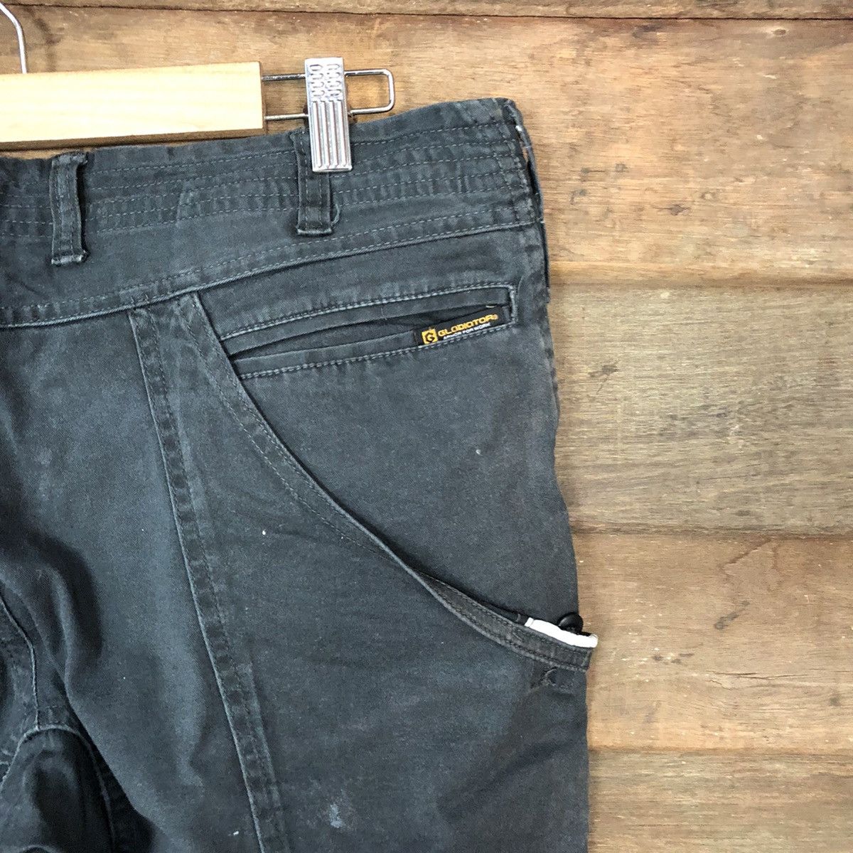 Japanese Brand Glodiotors Dark Blue Cargo multi pocket tactical Pants #7071 Size US 32 / EU 48 - 14 Thumbnail