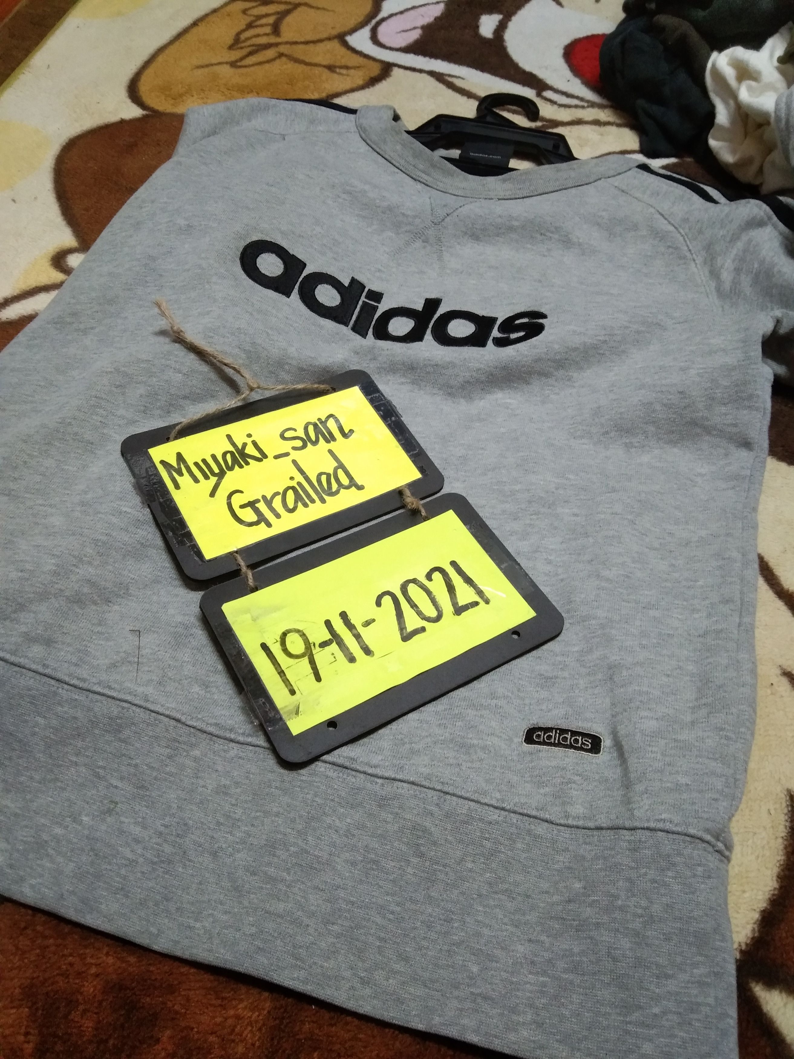 Adidas × Vintage VINTAGE ADIDAS SPELL OUT SWEATSHIRT Size US S / EU 44-46 / 1 - 2 Thumbnail