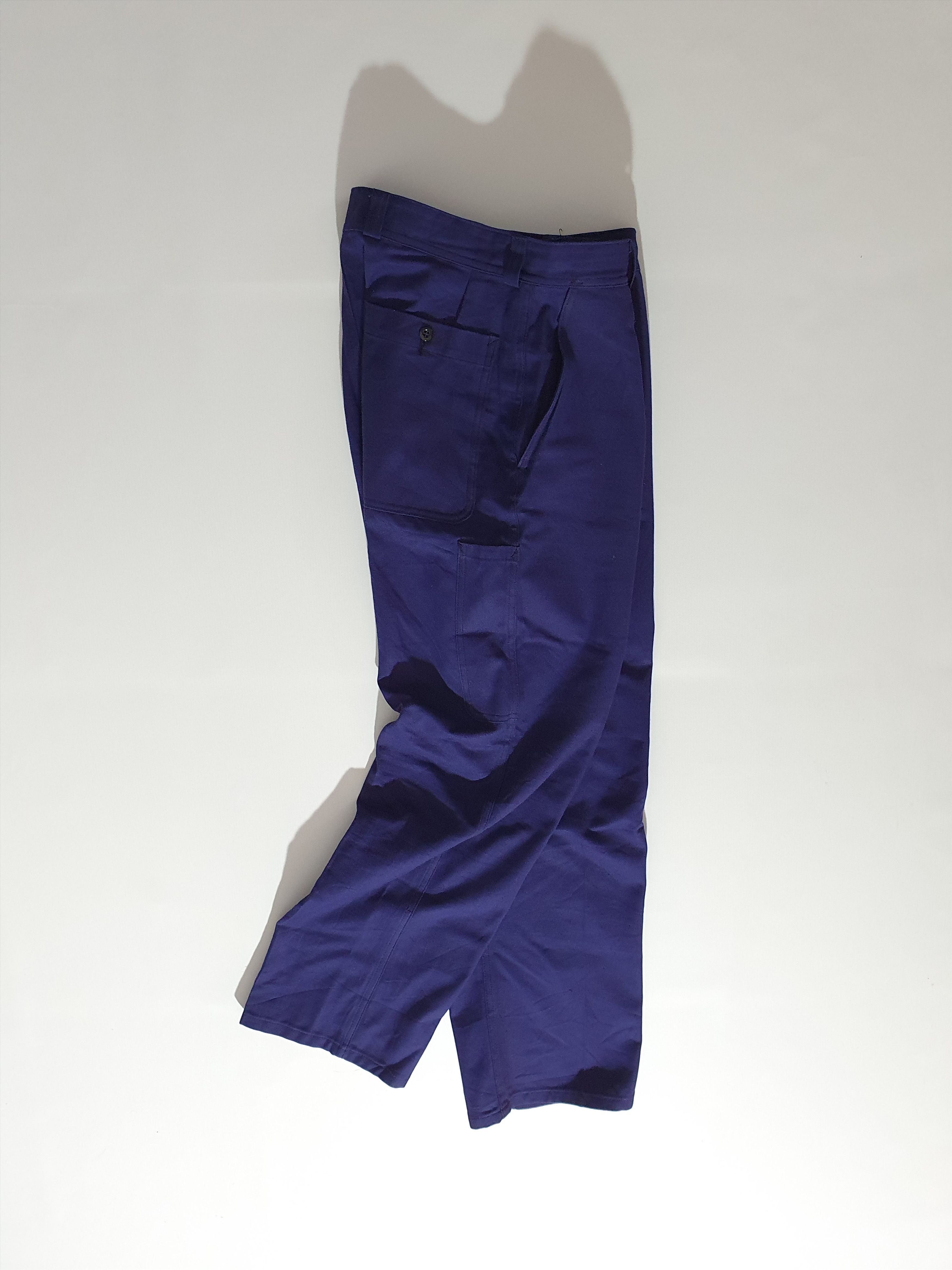 Le Laboureur × Vetra × Vintage Moleskin 50s Vintage St James Worker Pants Navy Size US 32 / EU 48 - 6 Thumbnail