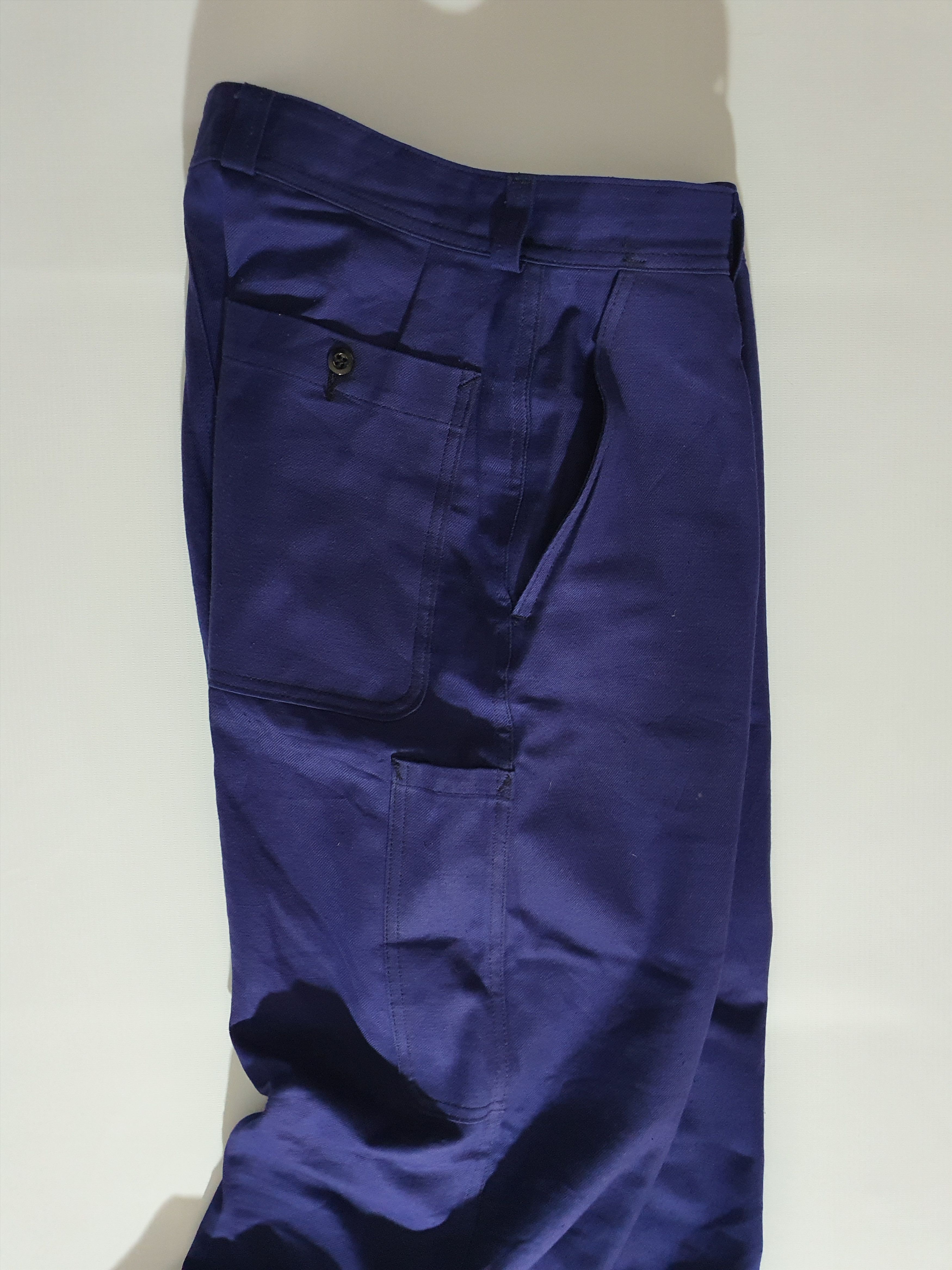 Le Laboureur × Vetra × Vintage Moleskin 50s Vintage St James Worker Pants Navy Size US 32 / EU 48 - 9 Thumbnail