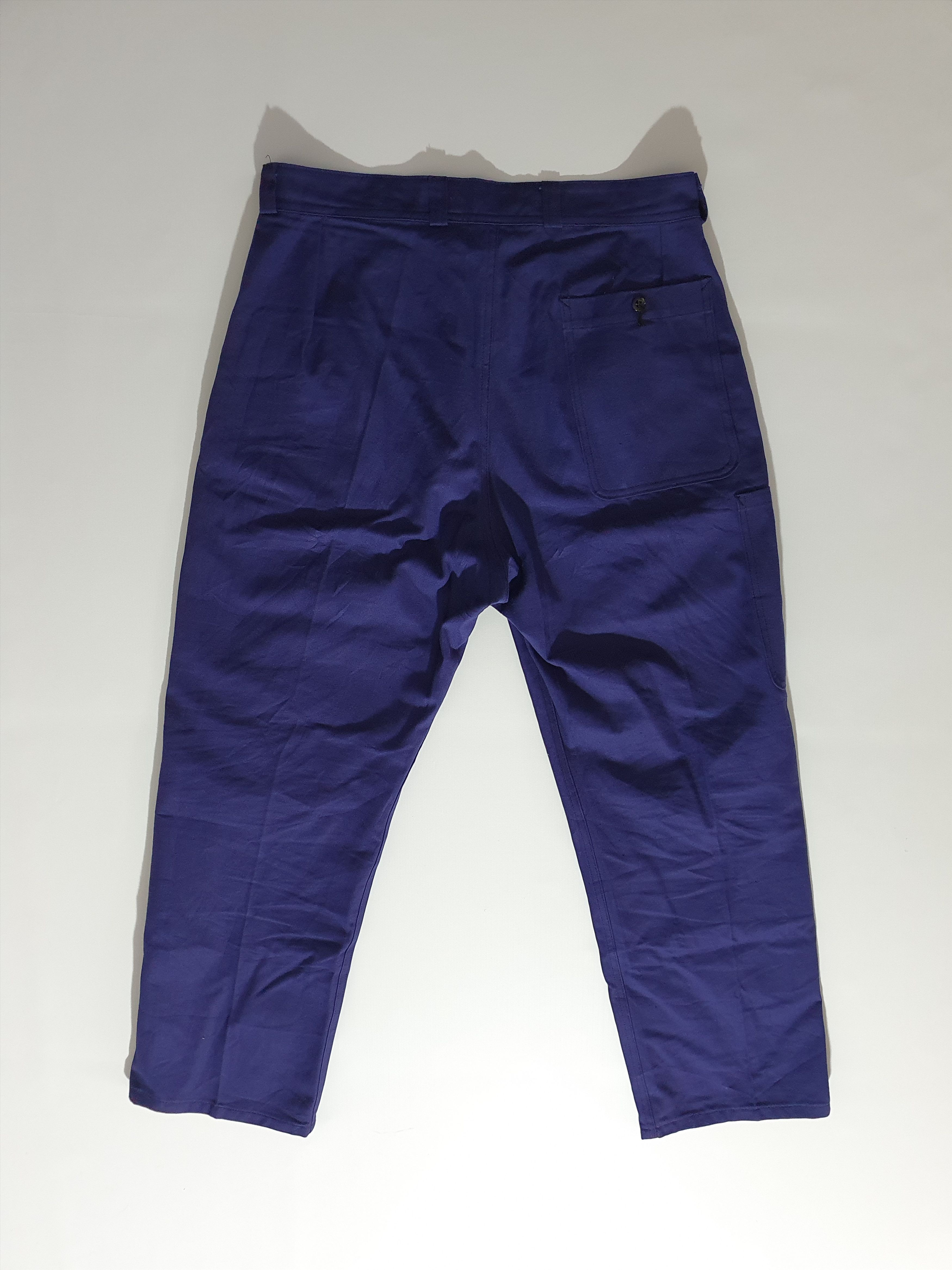 Le Laboureur × Vetra × Vintage Moleskin 50s Vintage St James Worker Pants Navy Size US 32 / EU 48 - 8 Thumbnail