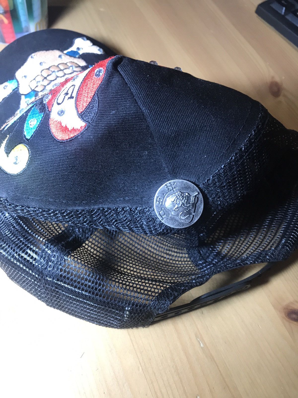 Ed Hardy FINAL PRICE Ed Hardy vintage black trucker hat Size ONE SIZE - 4 Thumbnail