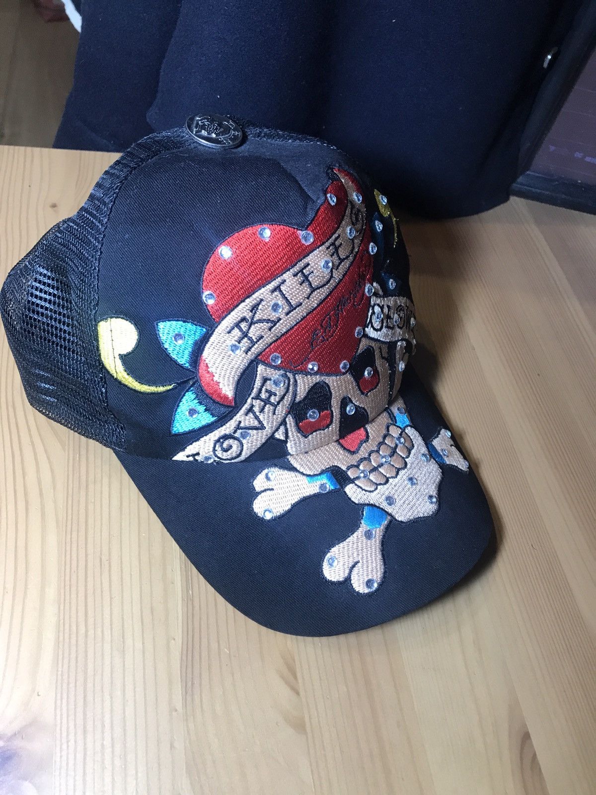 Ed Hardy FINAL PRICE Ed Hardy vintage black trucker hat Size ONE SIZE - 1 Thumbnail