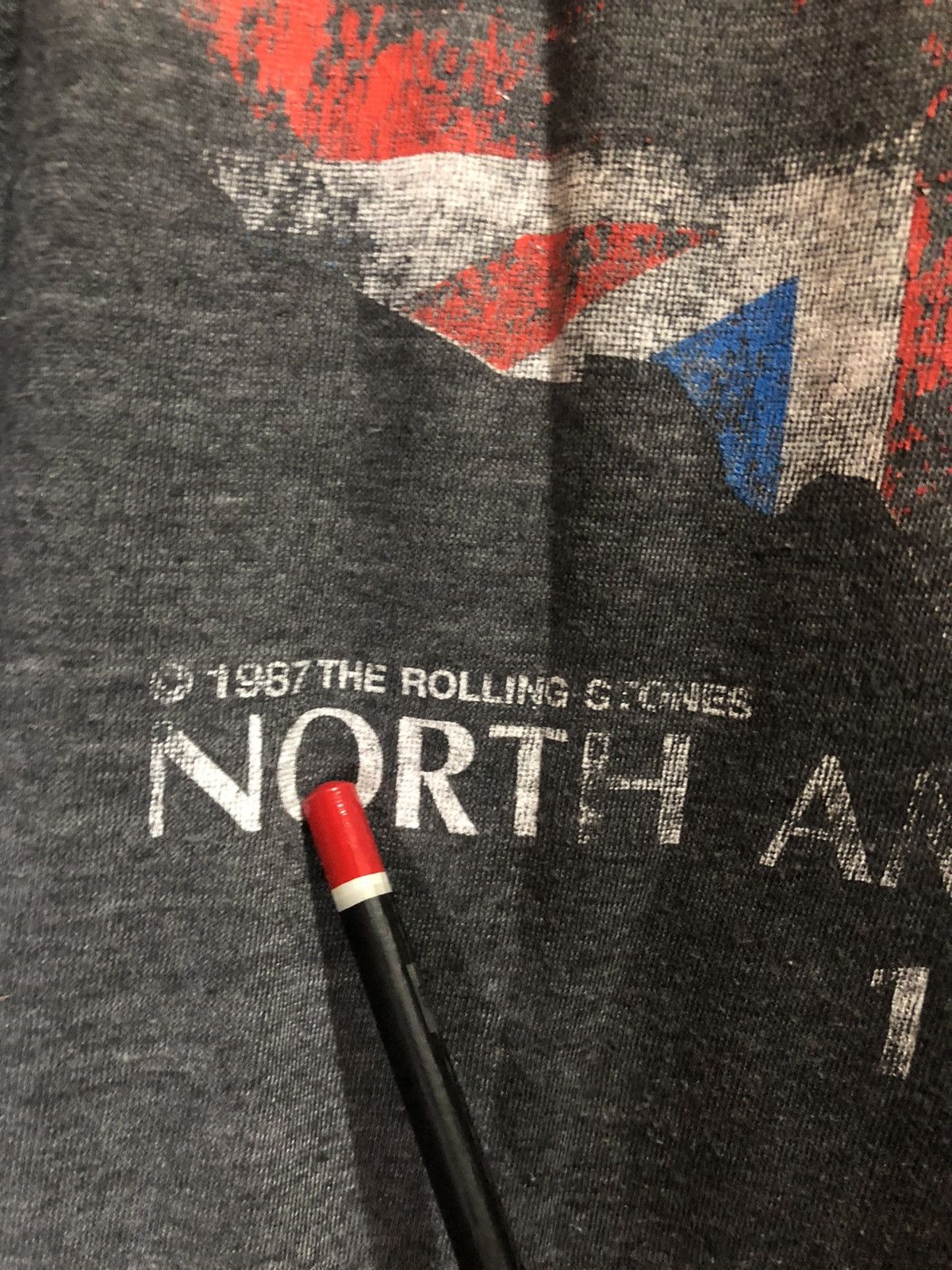 Band Tees × Vintage Vintage 80s Rolling Stones Tattoo You Tour Shirt Paper Thin Size US S / EU 44-46 / 1 - 13 Thumbnail