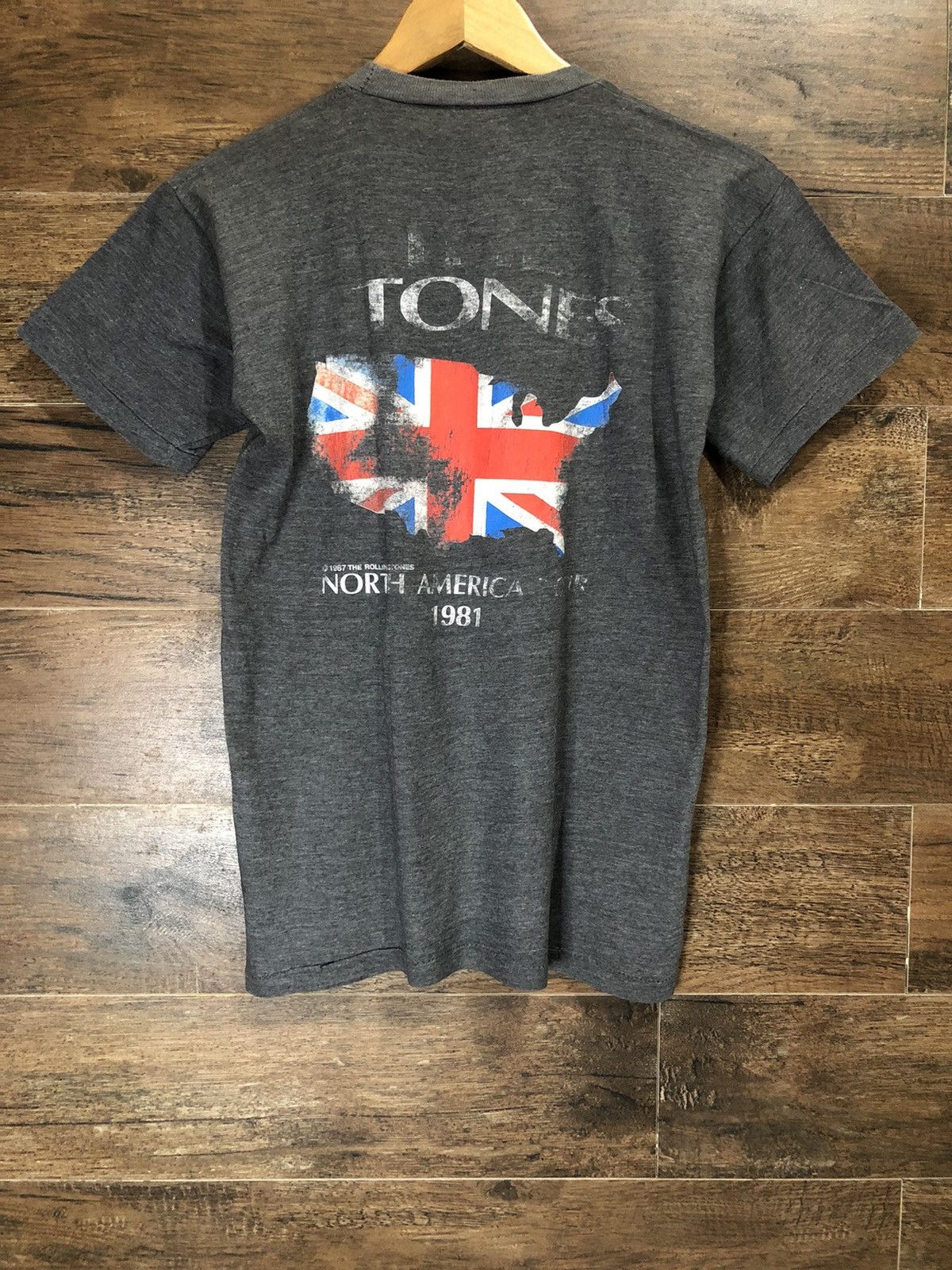 Band Tees × Vintage Vintage 80s Rolling Stones Tattoo You Tour Shirt Paper Thin Size US S / EU 44-46 / 1 - 3 Thumbnail