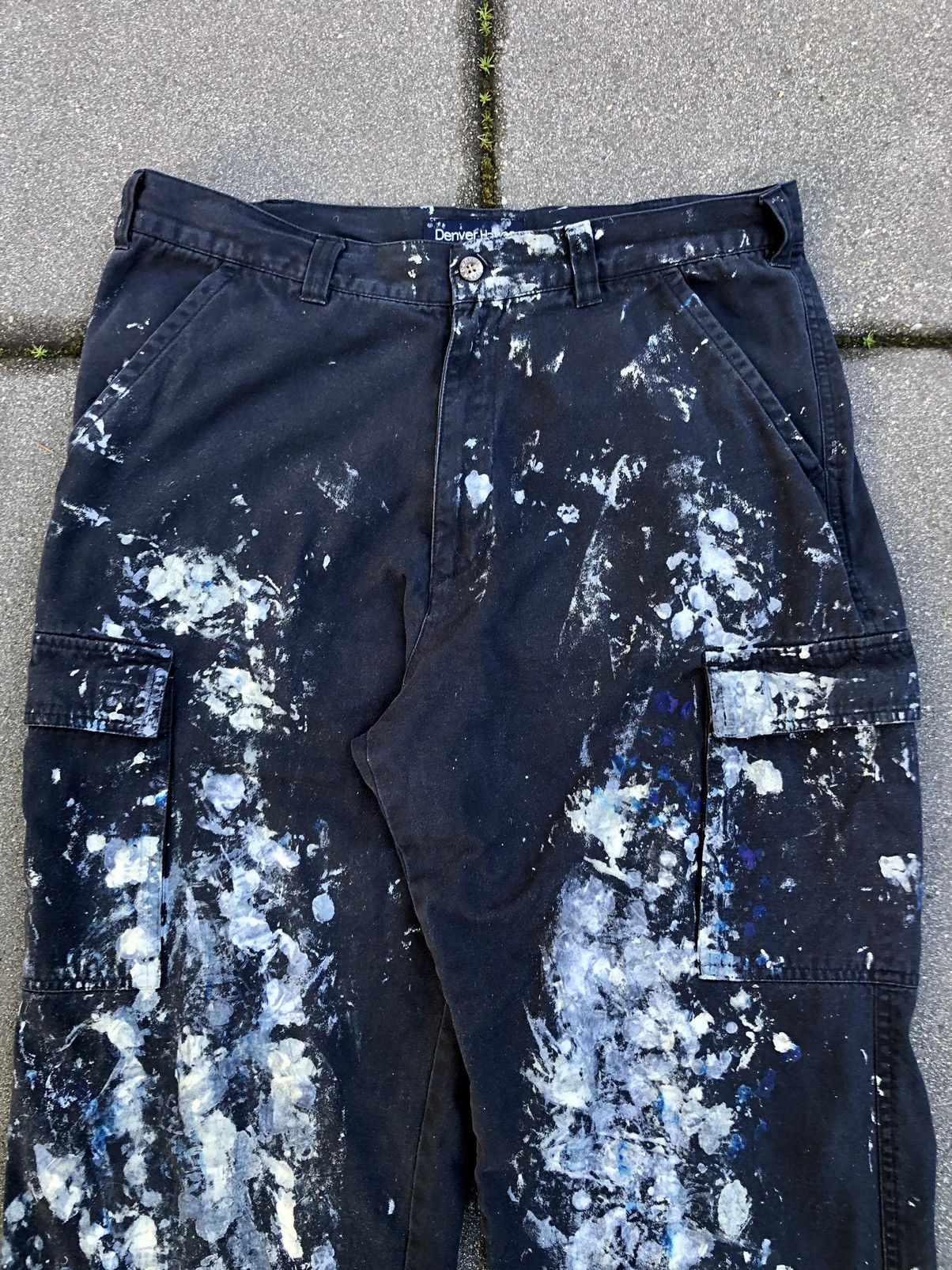 Denver Hayes × Vintage Vintage Painter Faded Cargo Pants Size US 34 / EU 50 - 2 Thumbnail