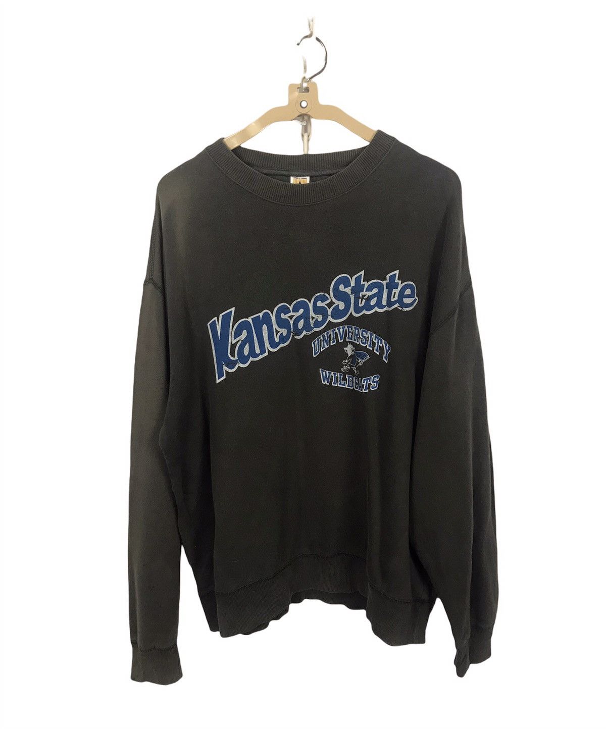 Vintage Kansas university distressed sweatshirt Size US L / EU 52-54 / 3 - 1 Thumbnail