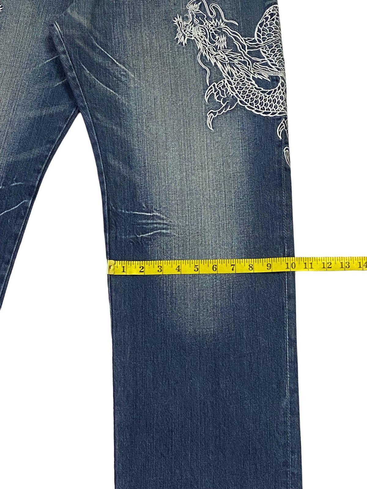 Japanese Brand Japanese Brand Embroidery Dragon Denim Pants Size US 34 / EU 50 - 9 Thumbnail