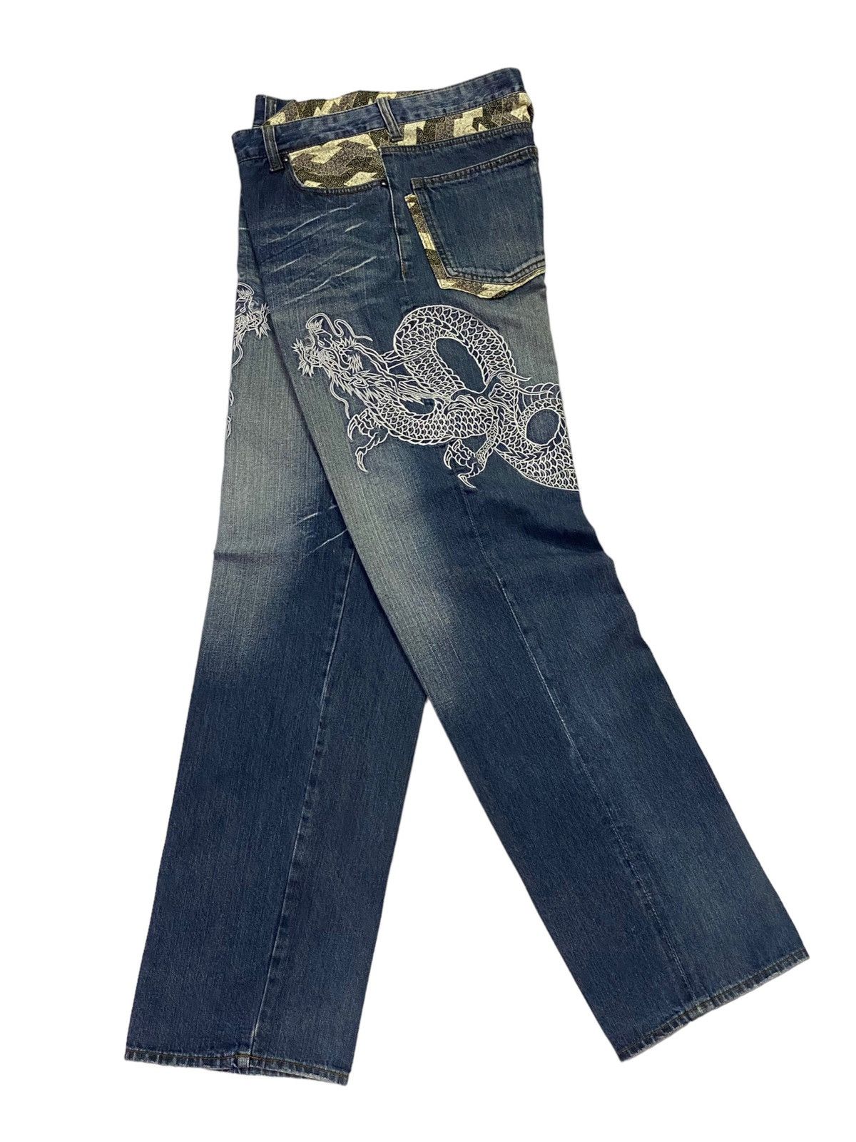 Japanese Brand Japanese Brand Embroidery Dragon Denim Pants Size US 34 / EU 50 - 23 Thumbnail