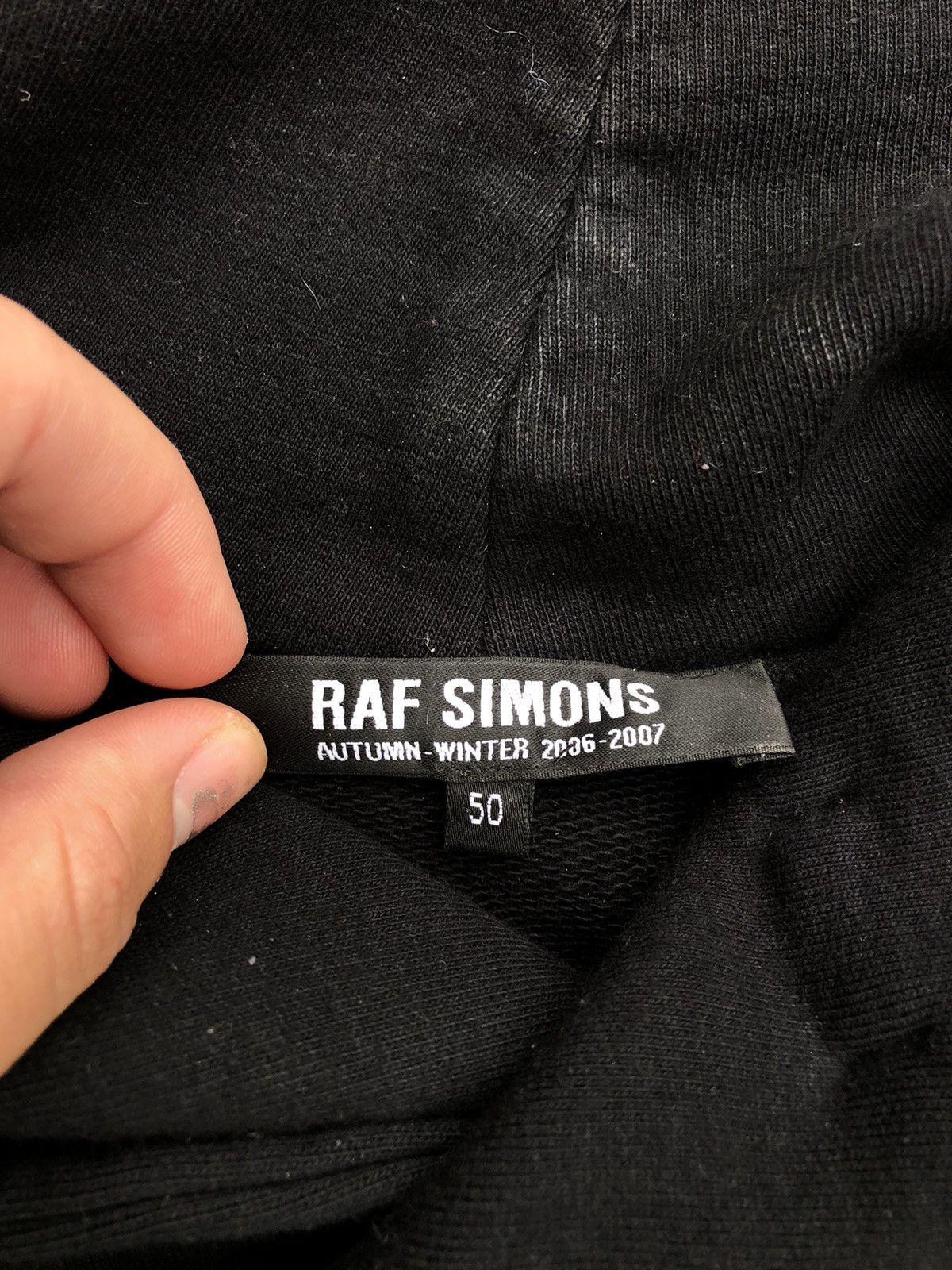 Raf Simons Raf Simons AW06 Funnel/Shawl neck toggle hoodie Size US M / EU 48-50 / 2 - 8 Thumbnail