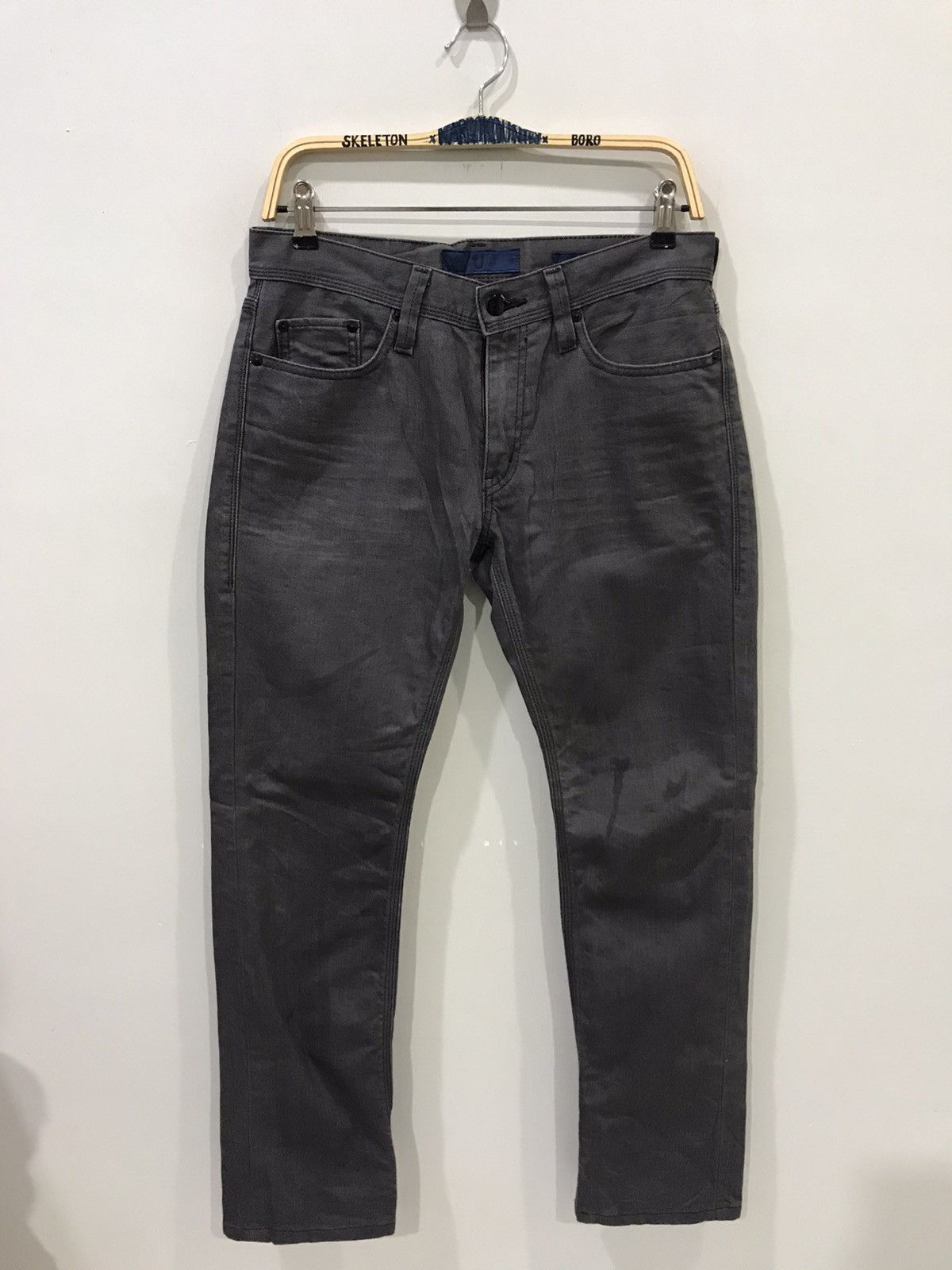 image of J+ Jil Sanders X Uniqlo Denim in Grey, Men's (Size 31)