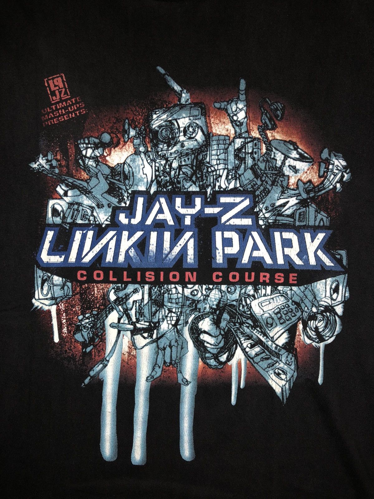 Vintage Linkin Park JayZ 2004 Collision Course Shirt Bootleg