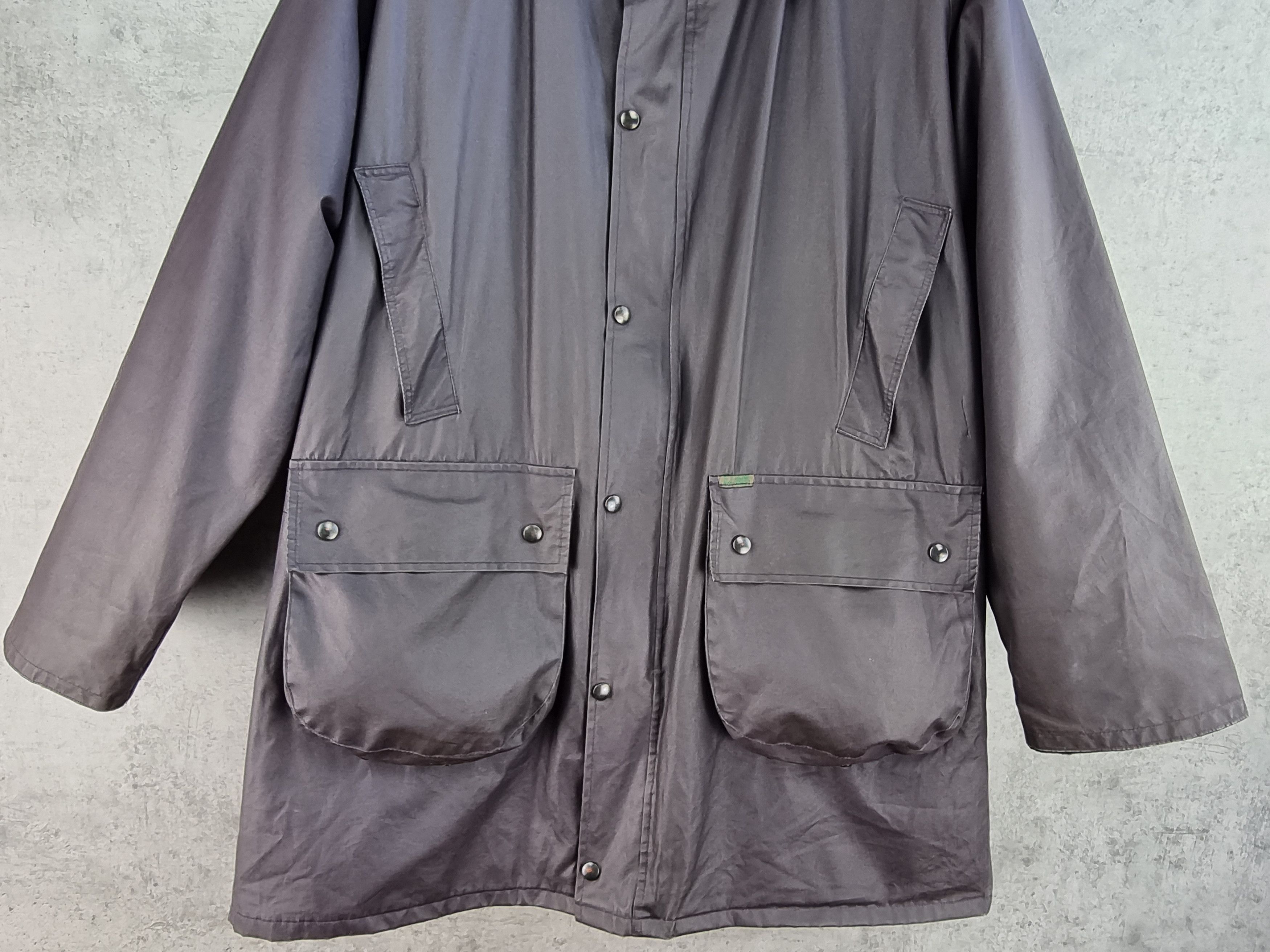 Barbour × Hoggs of Fife × Vintage Rare Hoggs of Fife Waxed Hunting Parka Barbour Style Size US XL / EU 56 / 4 - 5 Thumbnail