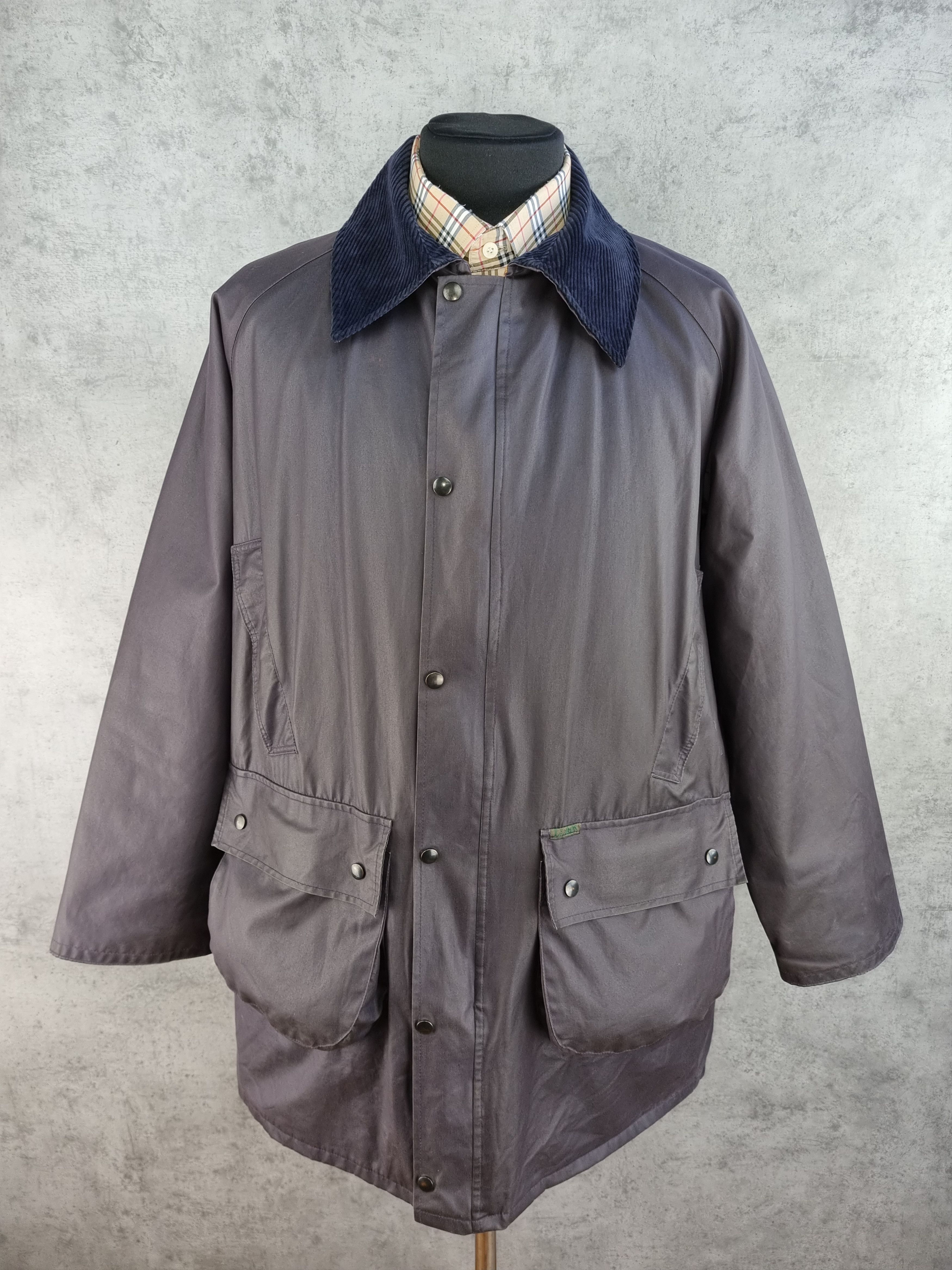 Barbour × Hoggs of Fife × Vintage Rare Hoggs of Fife Waxed Hunting Parka Barbour Style Size US XL / EU 56 / 4 - 3 Thumbnail