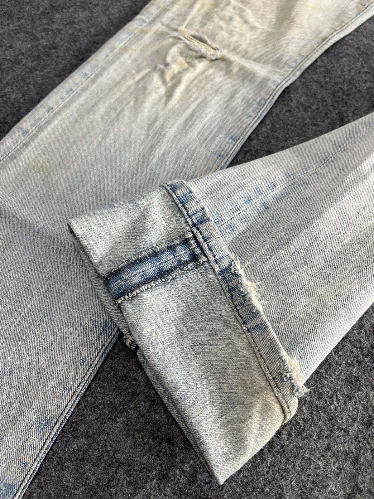 Lee Vintage Lee Low Waisted Distressed Jeans - J893 Size US 30 / EU 46 - 10 Thumbnail