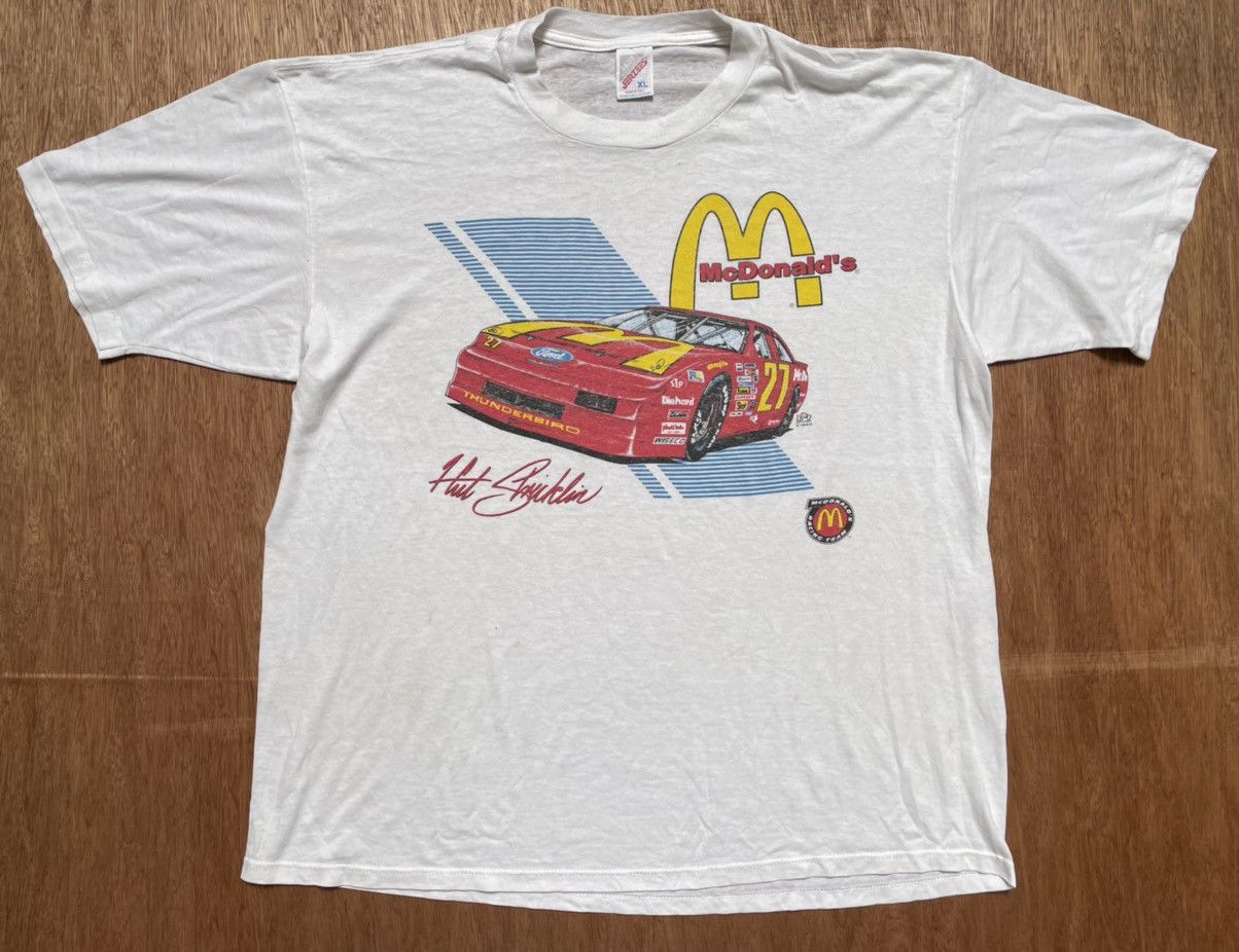 image of Jerzees x Nascar Mcdonald Nascar in White, Men's (Size XL)