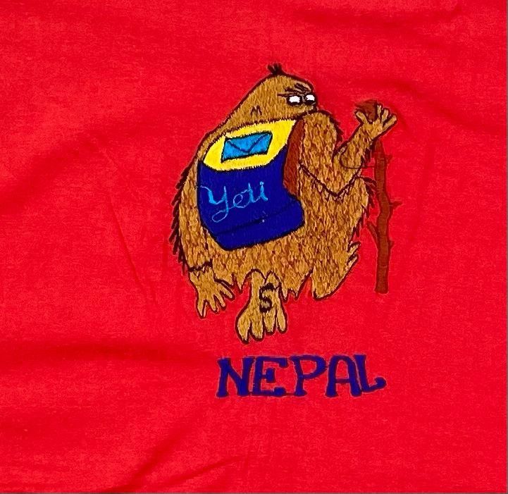 Vintage vintage tee D -18 Nepal Size US M / EU 48-50 / 2 - 2 Thumbnail