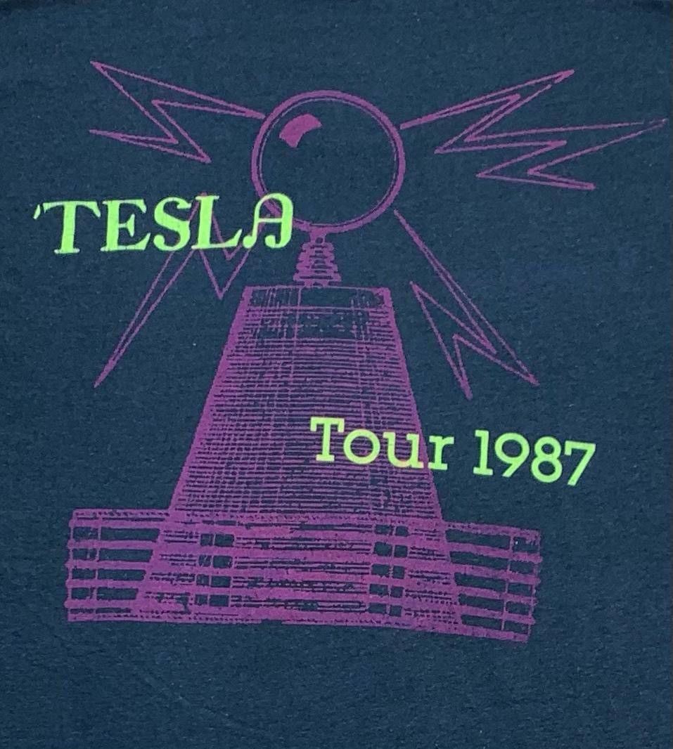 Band Tees × Vintage Vintage Tee TESLA TOUR 80s A9 Size US M / EU 48-50 / 2 - 4 Thumbnail
