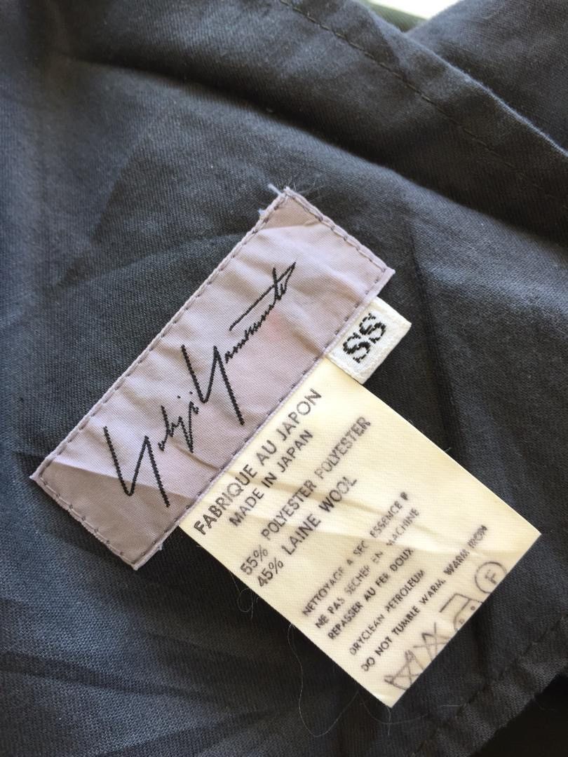 Yohji Yamamoto 💥Vintage Yohji Yamamoto Army Signature Baggy Pant Size 29" - 6 Thumbnail