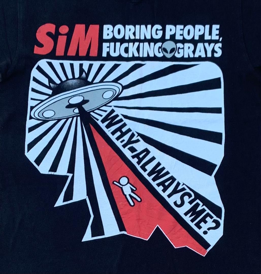 Band Tees × Japanese Brand × Vintage vintage tee SIM Japan reggae Punk band A39 Size US M / EU 48-50 / 2 - 2 Thumbnail
