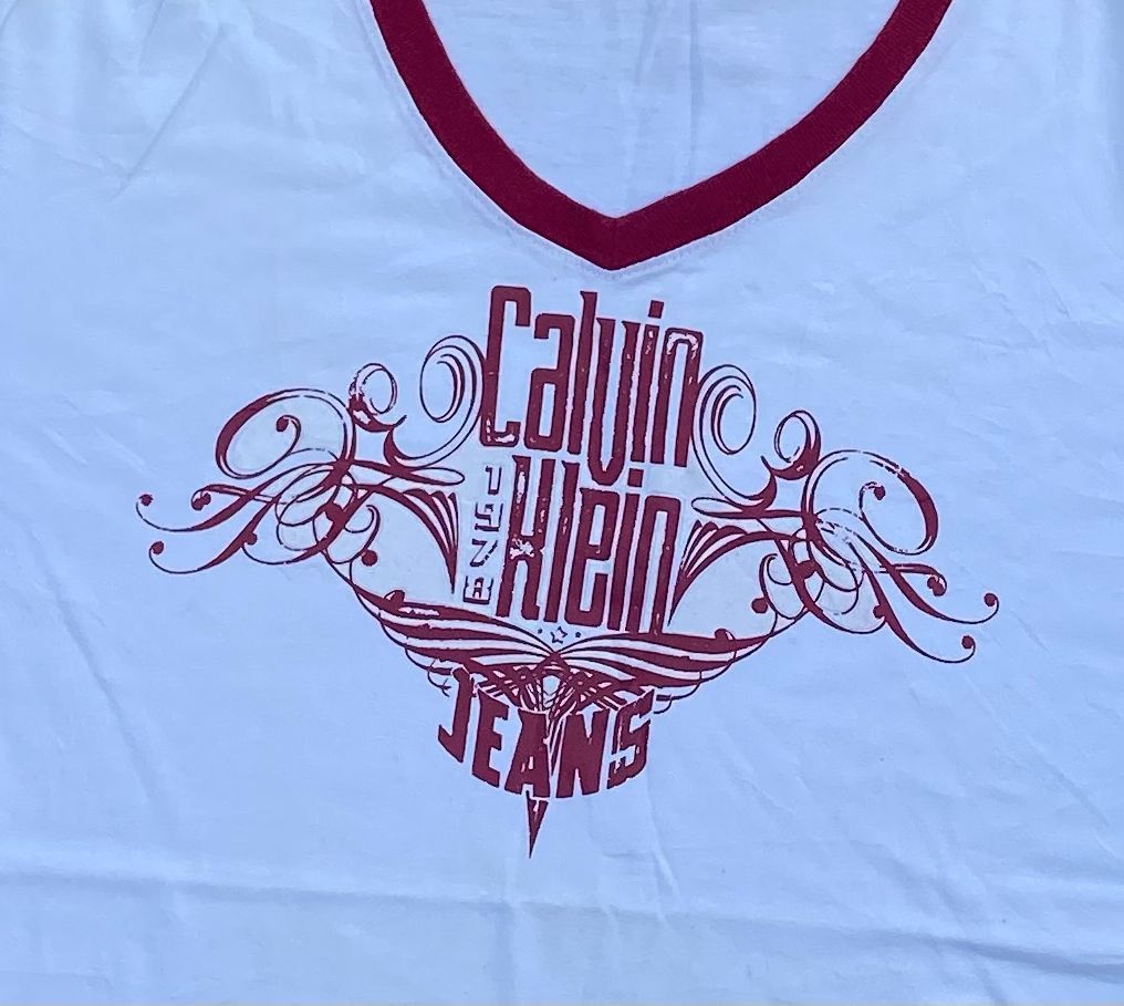 Calvin Klein × Vintage vintage tee D - 27 Calvin Klein Size US L / EU 52-54 / 3 - 2 Thumbnail