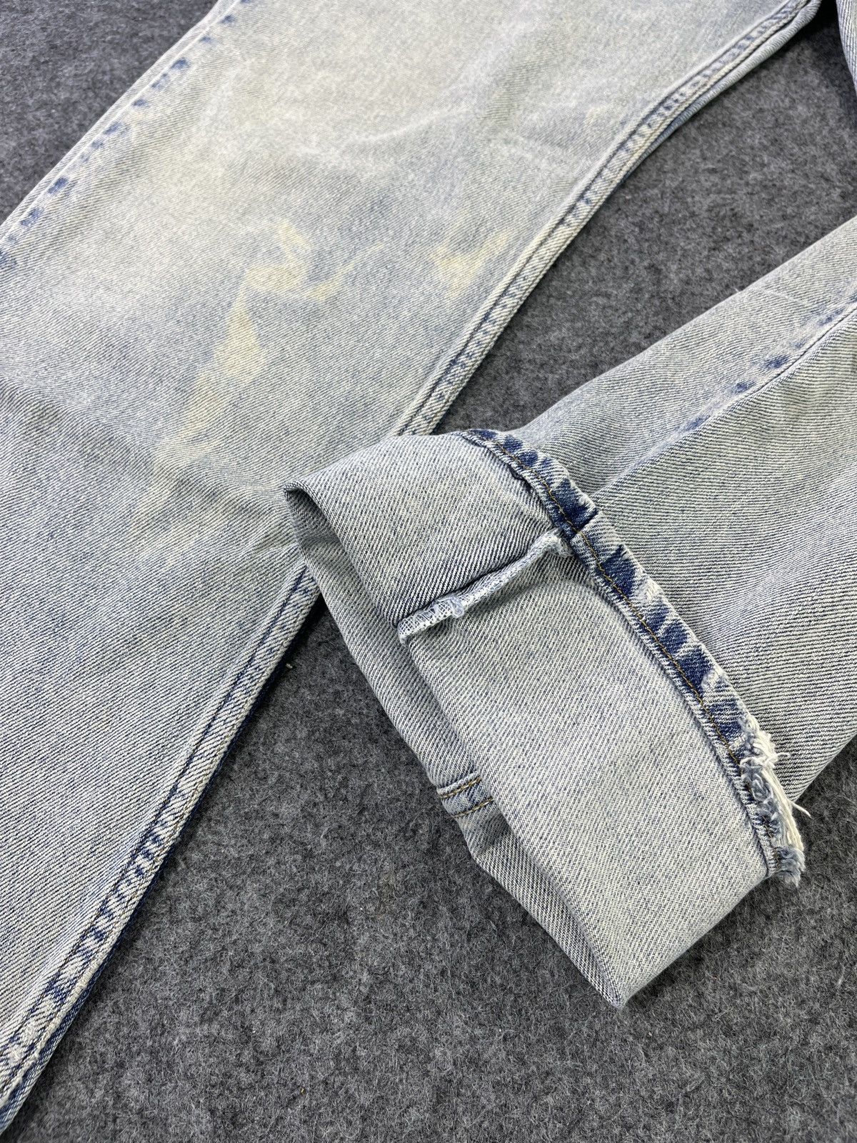 Levi's Vintage Levis 505 Light Wash Jeans - J894 Size US 34 / EU 50 - 5 Thumbnail