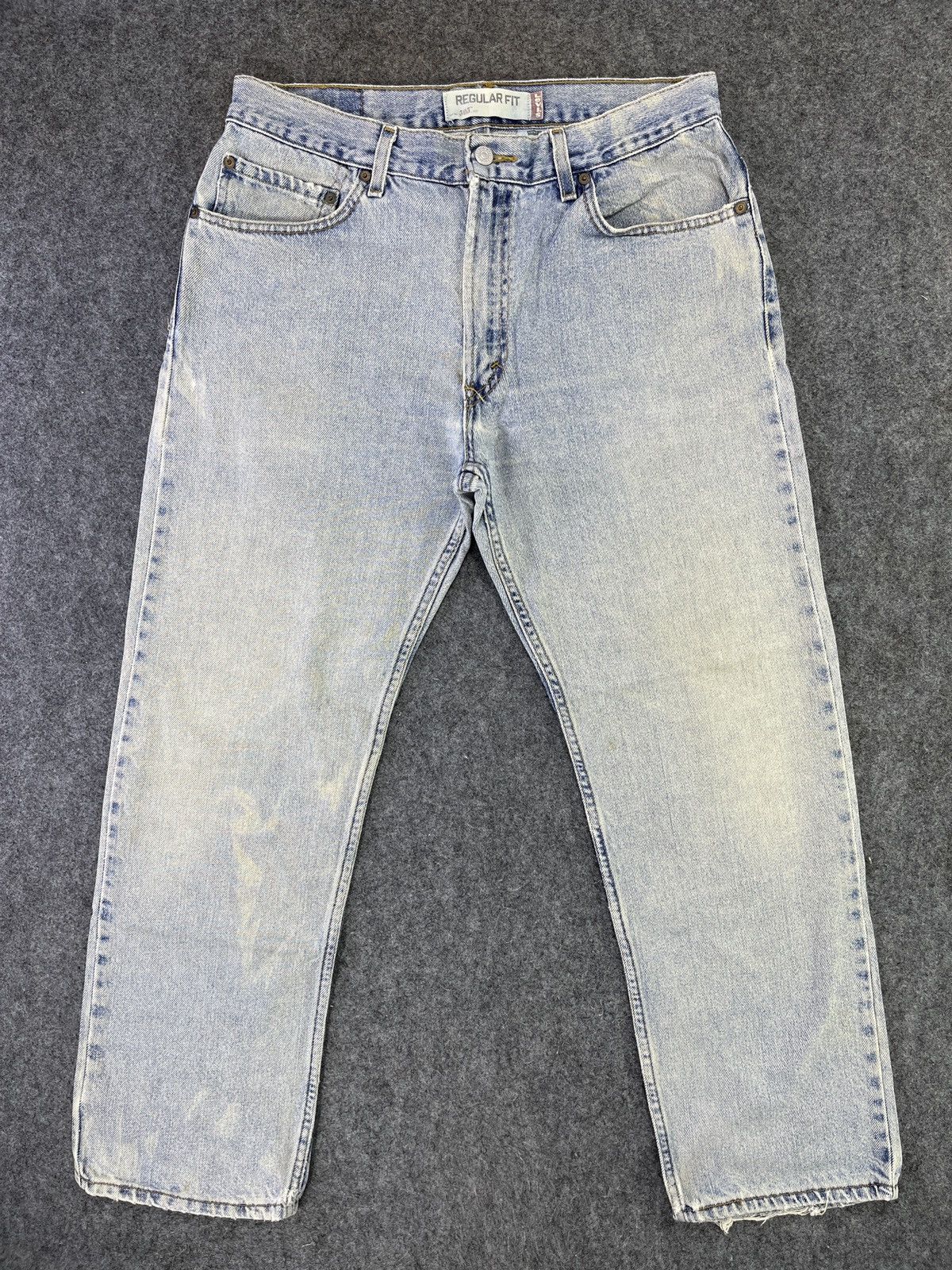 Levi's Vintage Levis 505 Light Wash Jeans - J894 Size US 34 / EU 50 - 1 Thumbnail