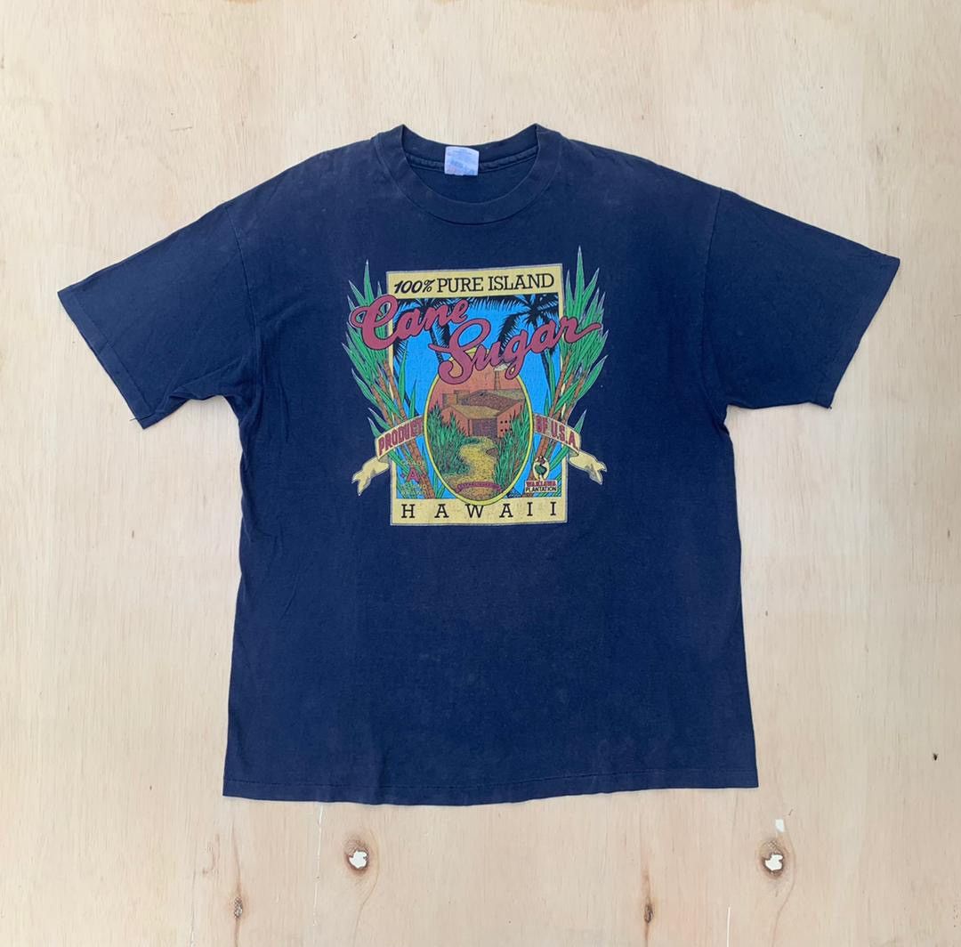 image of Made In USA x Vintage Tee Hawaii C10 in Black, Men's (Size XL)