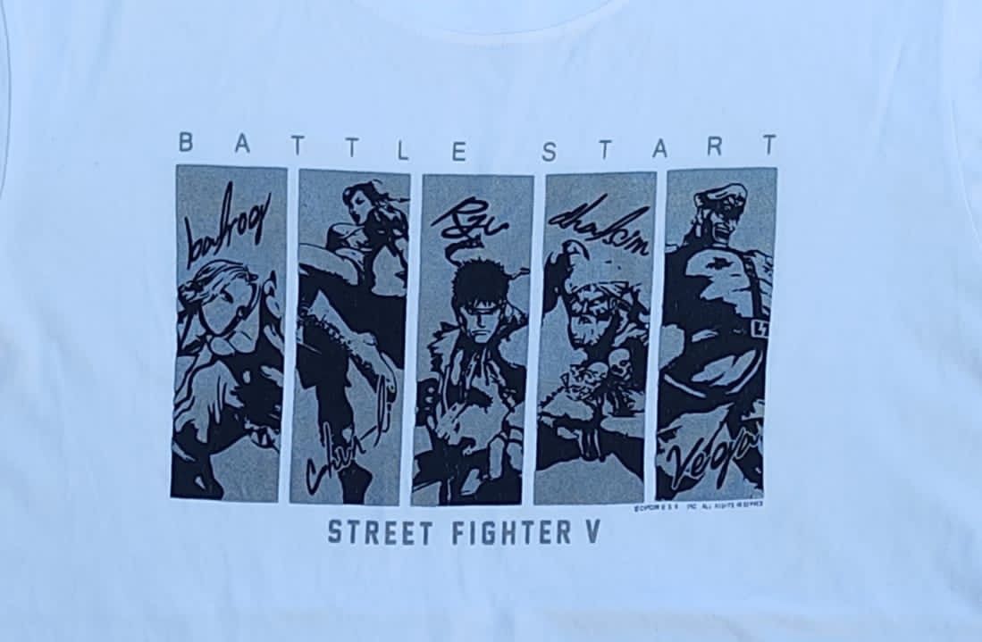 Japanese Brand × Vintage vintage tee D - 8 street fighter capcom game console Size US M / EU 48-50 / 2 - 2 Thumbnail