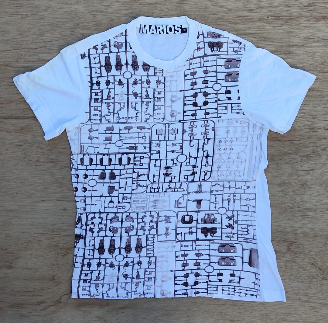 Japanese Brand MARIOS brand streetwear tee D - 8 Size US M / EU 48-50 / 2 - 1 Thumbnail