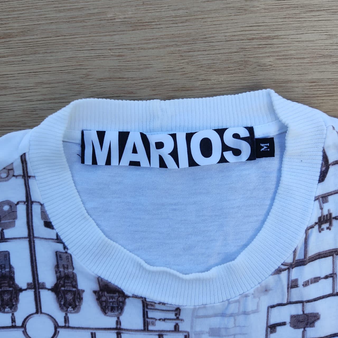 Japanese Brand MARIOS brand streetwear tee D - 8 Size US M / EU 48-50 / 2 - 3 Thumbnail