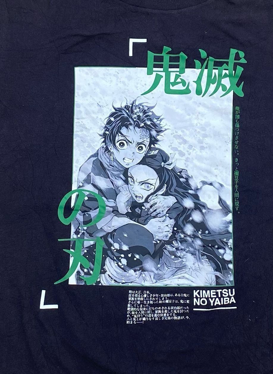 Vintage Tee D 30 japan anime cospa series kimetsu no yeiba
