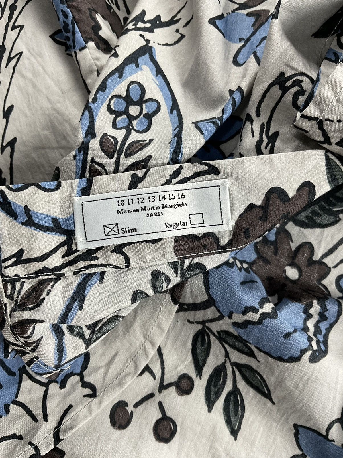 Maison Margiela Maison Margiela F/W’15 Floral Long Sleeve Size US M / EU 48-50 / 2 - 9 Thumbnail