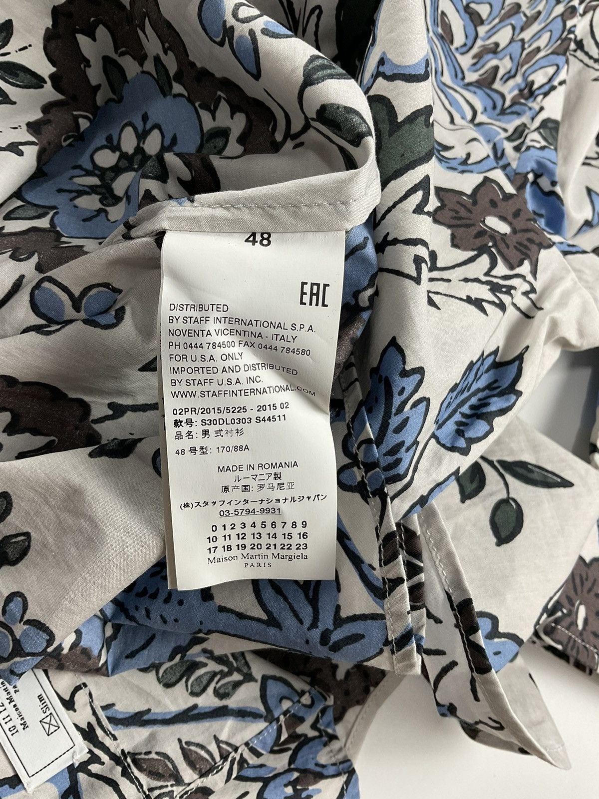 Maison Margiela Maison Margiela F/W’15 Floral Long Sleeve Size US M / EU 48-50 / 2 - 10 Thumbnail