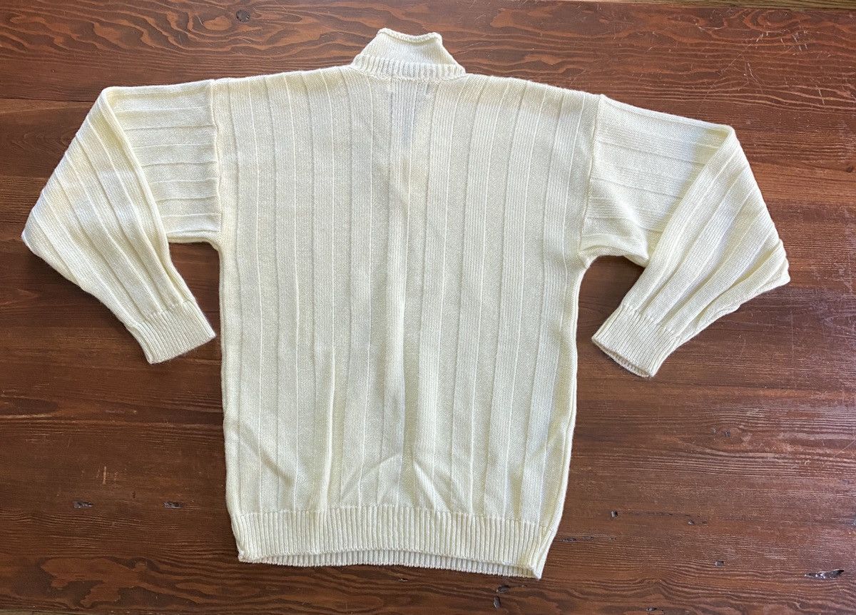 Vintage Vintage 70’s Cattivo Cream Knit Sweater Size US L / EU 52-54 / 3 - 9 Thumbnail